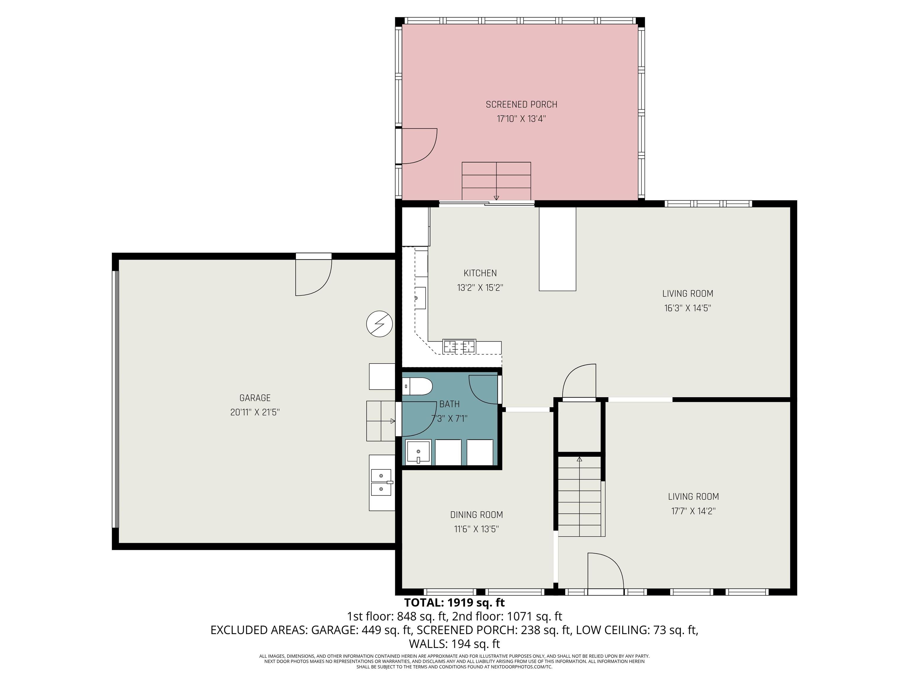 View of room layout