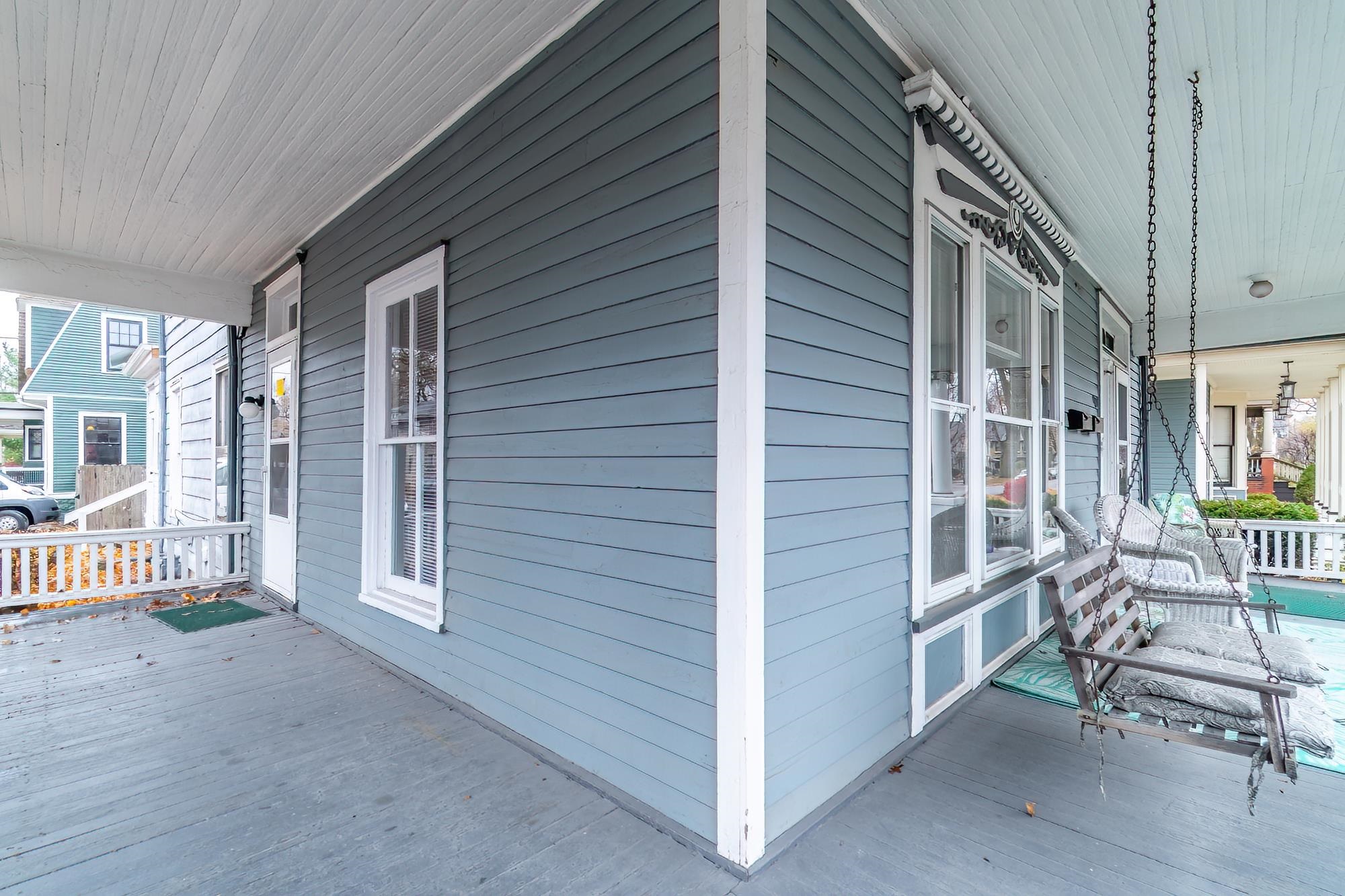 View of wooden porch
