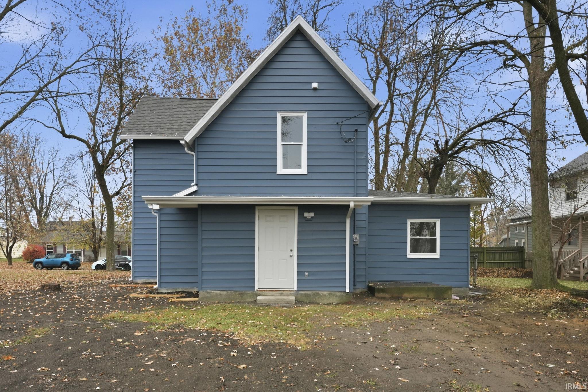 Rear view of property
