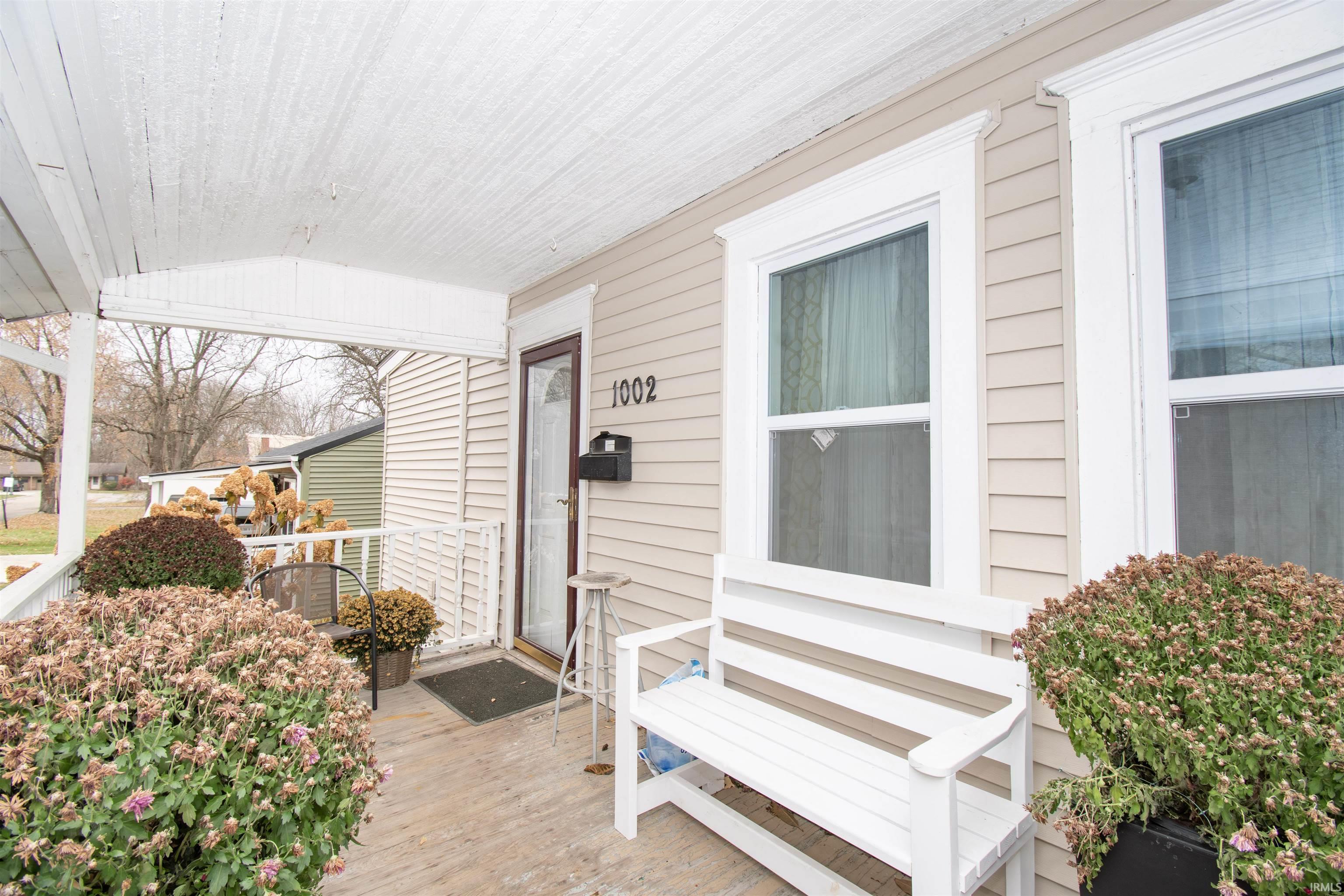 View of wooden porch