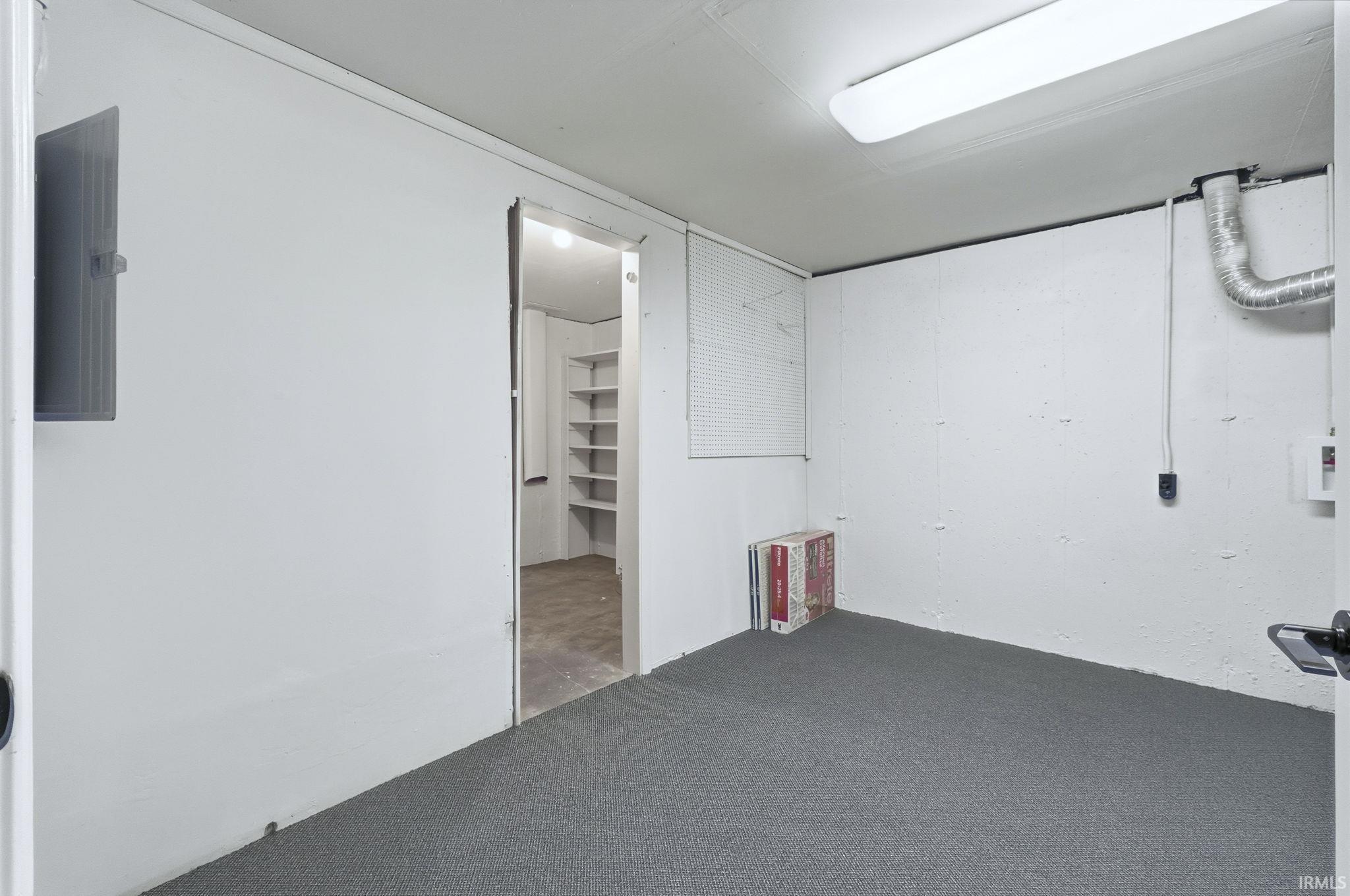 View of finished below grade area