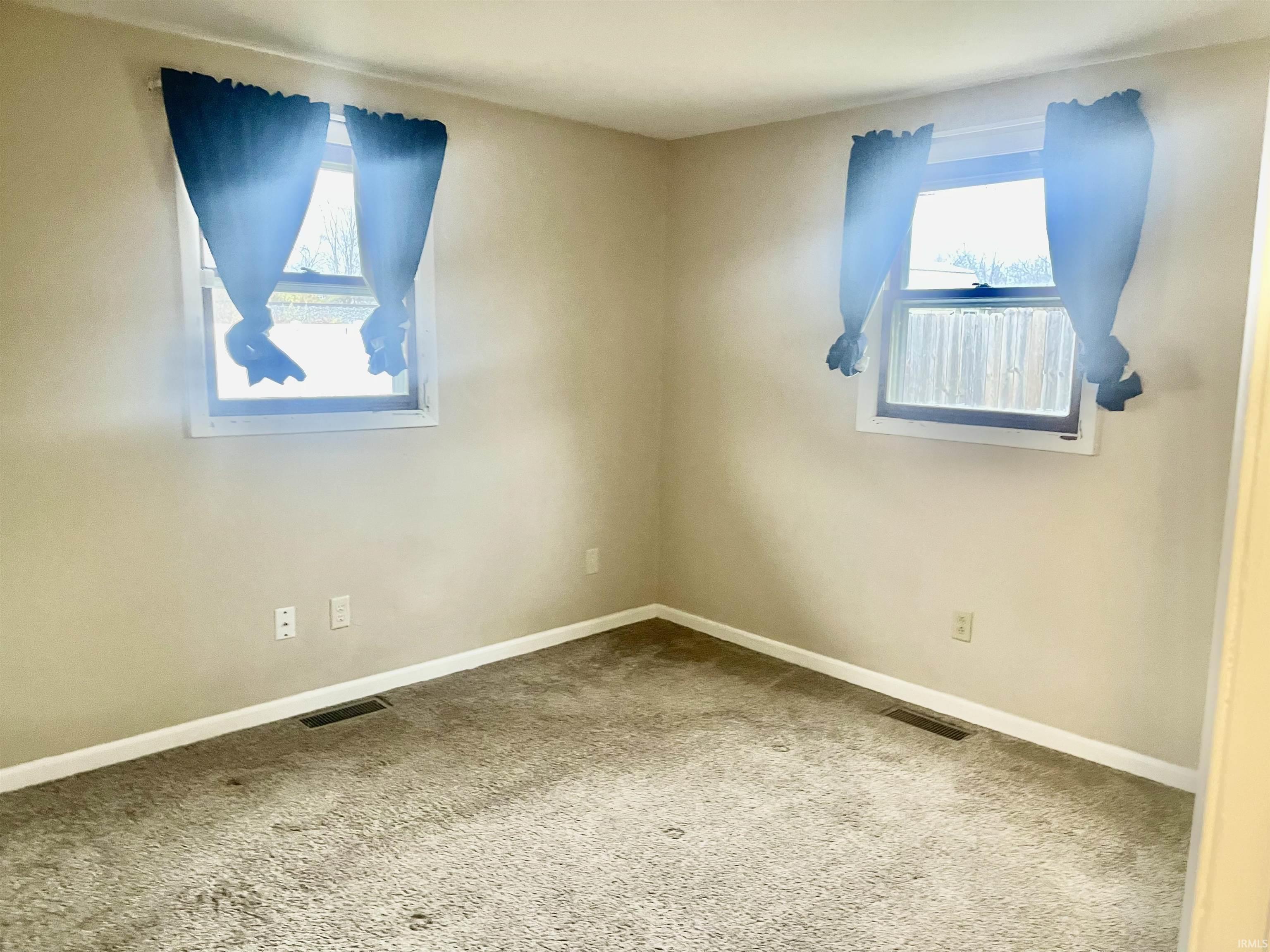 Spare room featuring carpet flooring and healthy amount of natural light