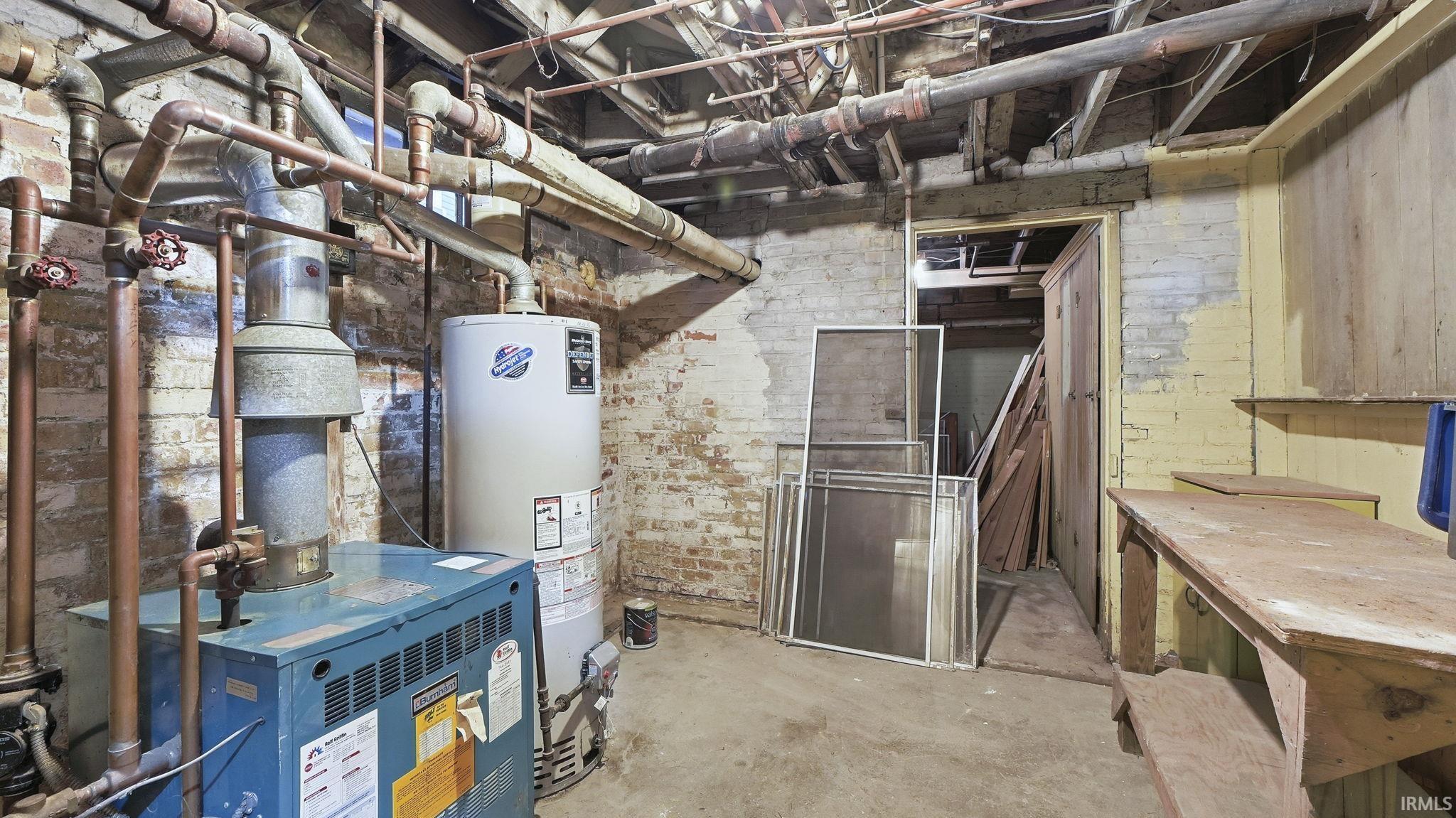 Utilities with water heater