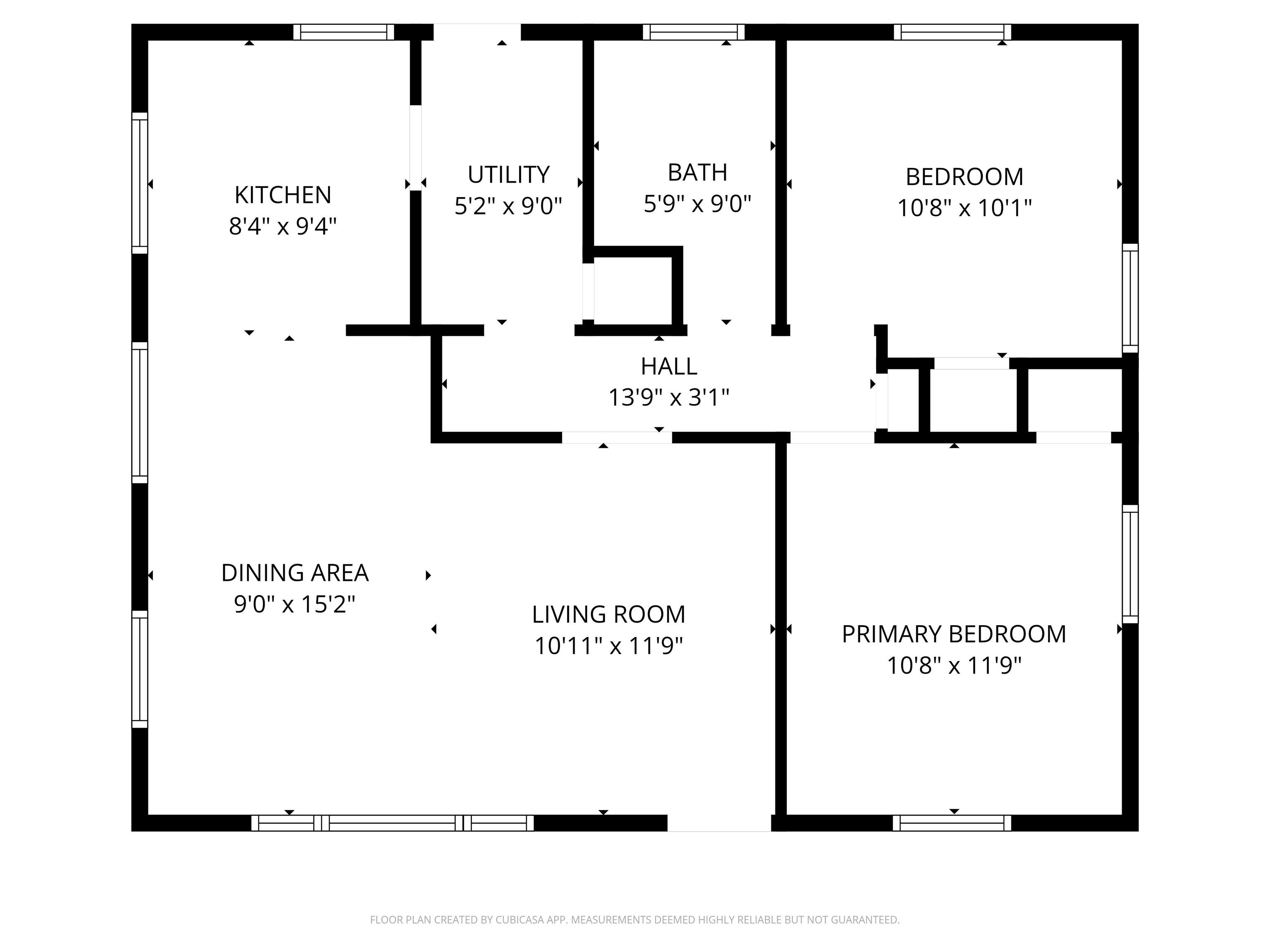 View of room layout