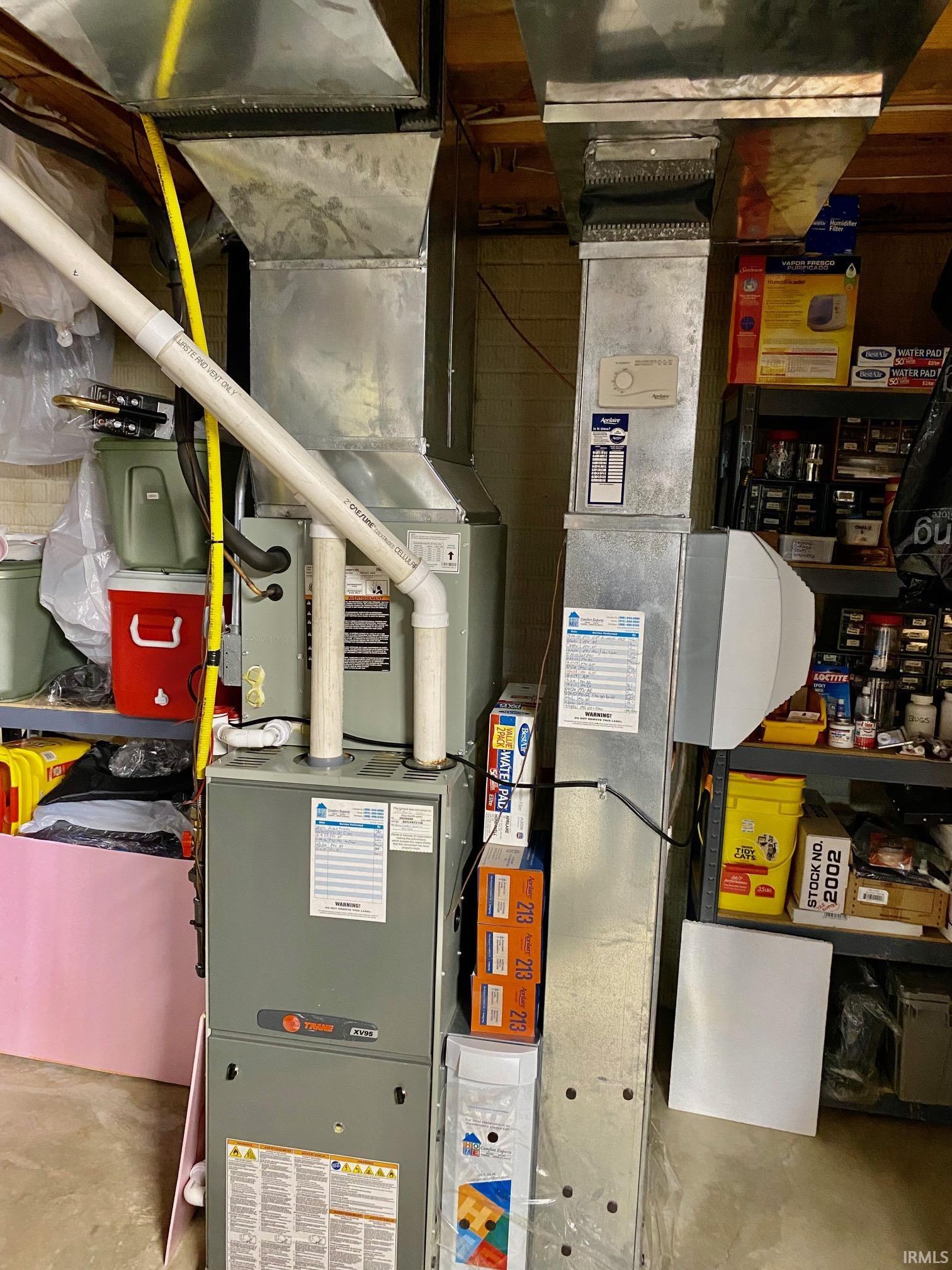 Utilities with heating unit