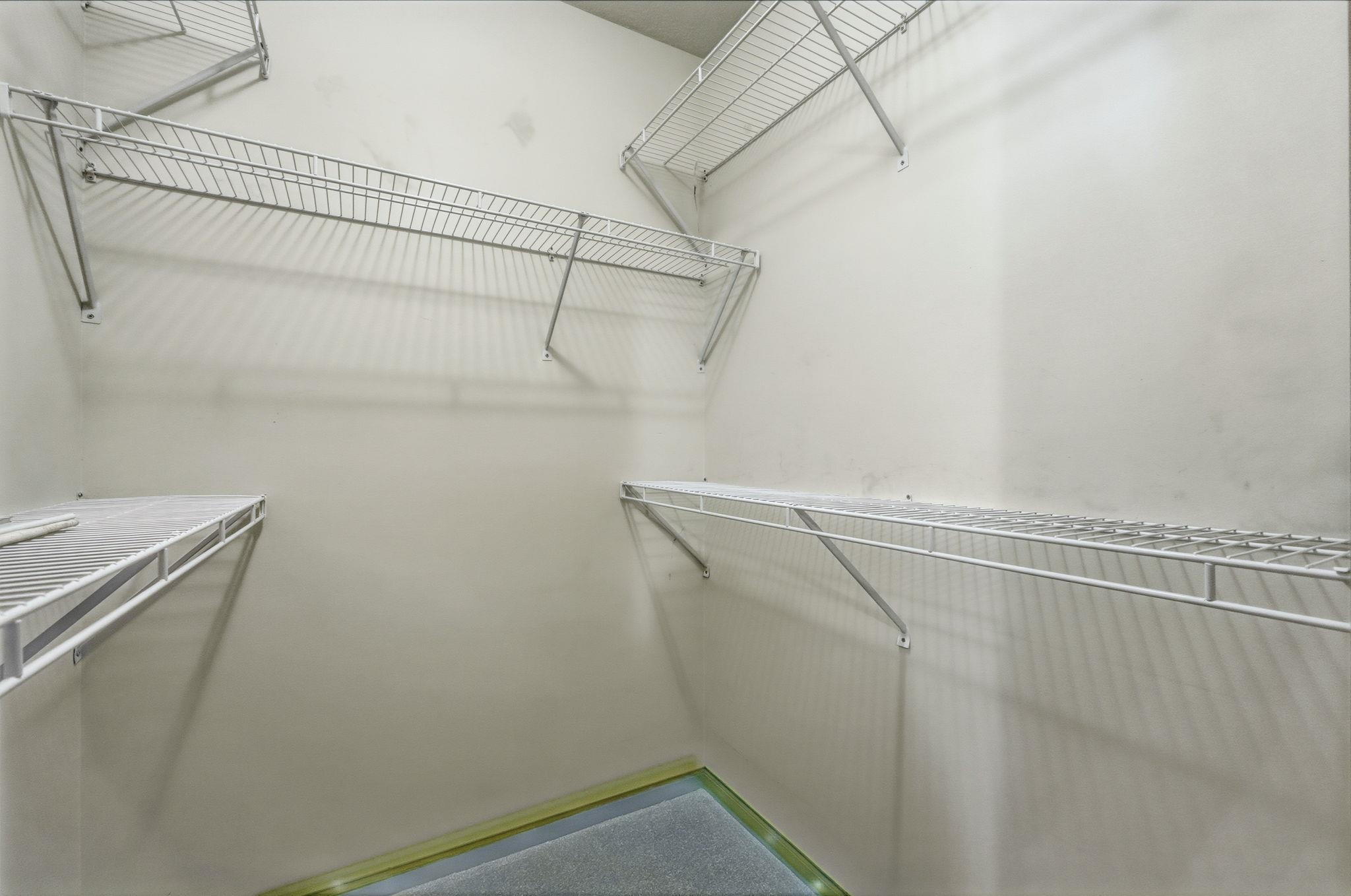 View of spacious closet