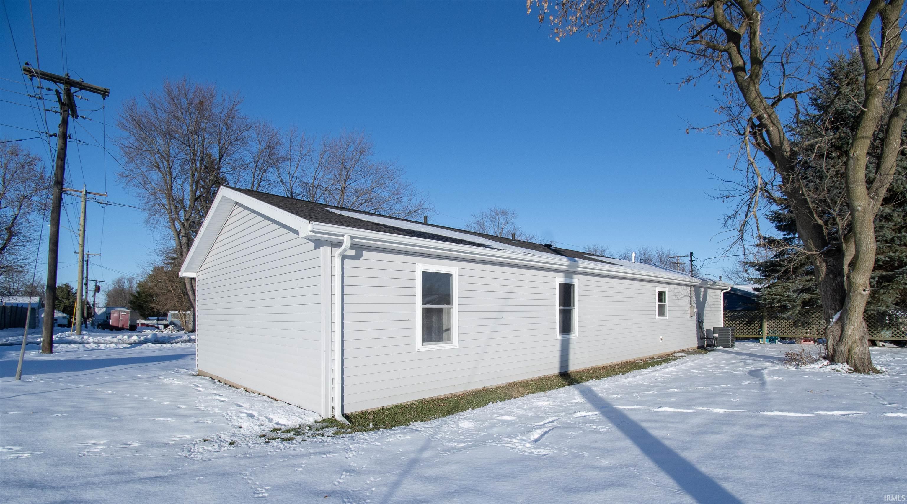 View of snowy exterior