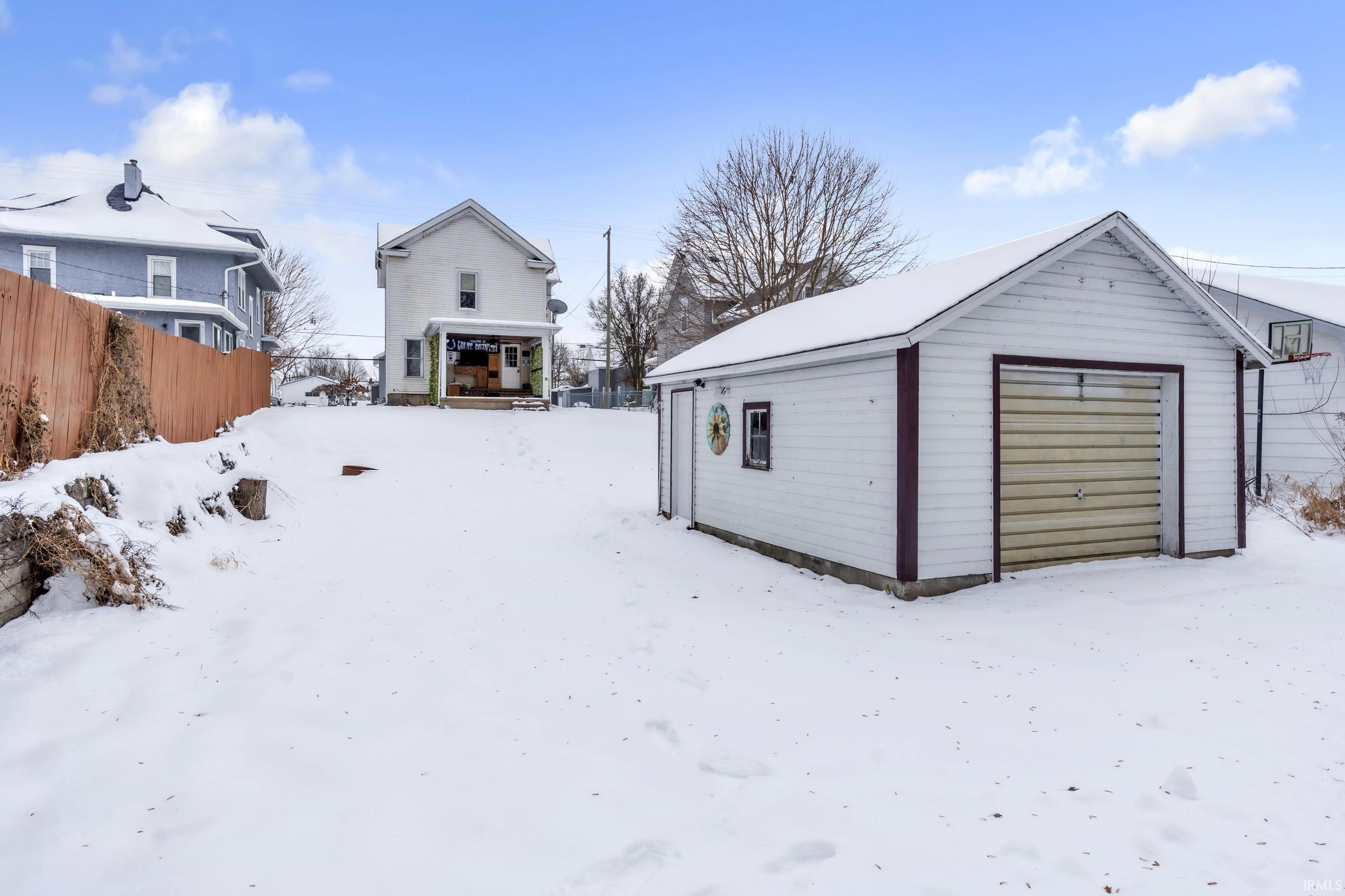 View of snow covered structure