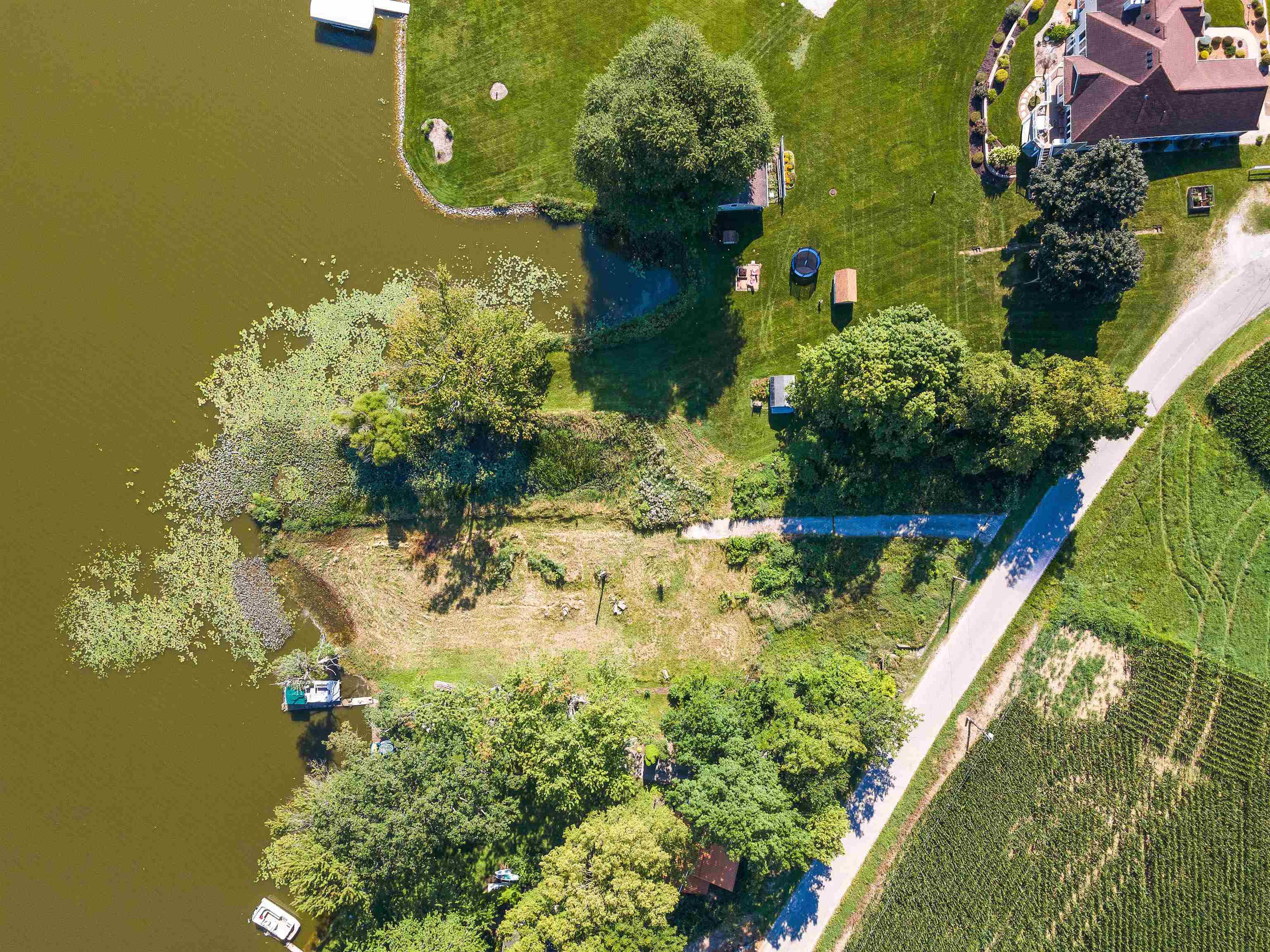 Bird's eye view of the Lots.