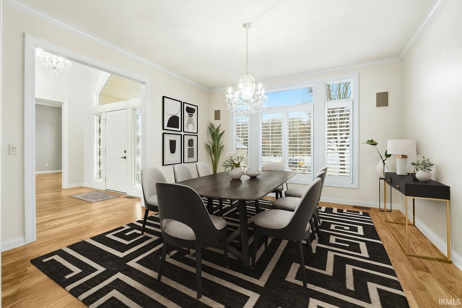 Dining area- Virtually Staged