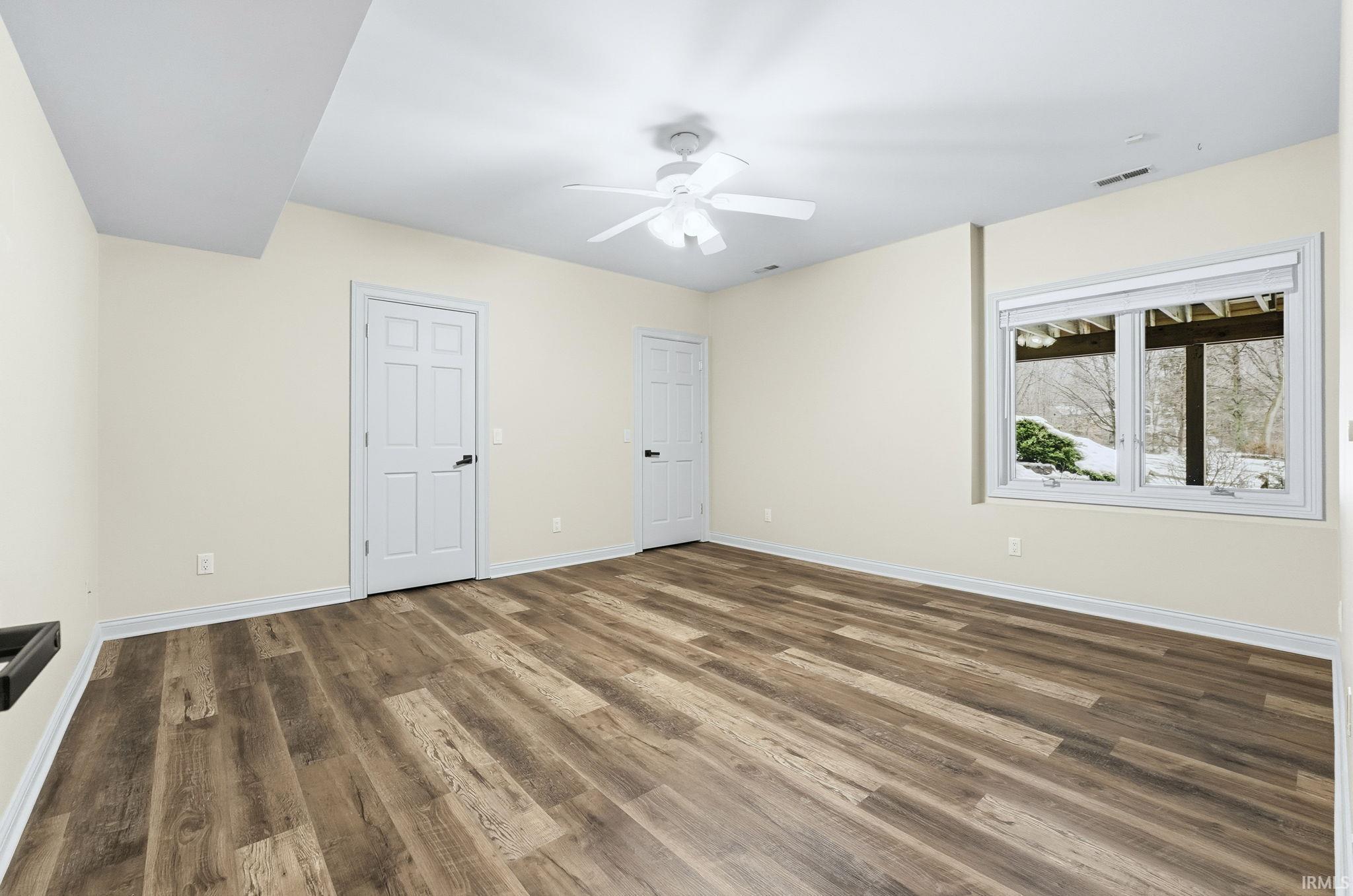 Extra Bedroom/Hobby Room, with two closets