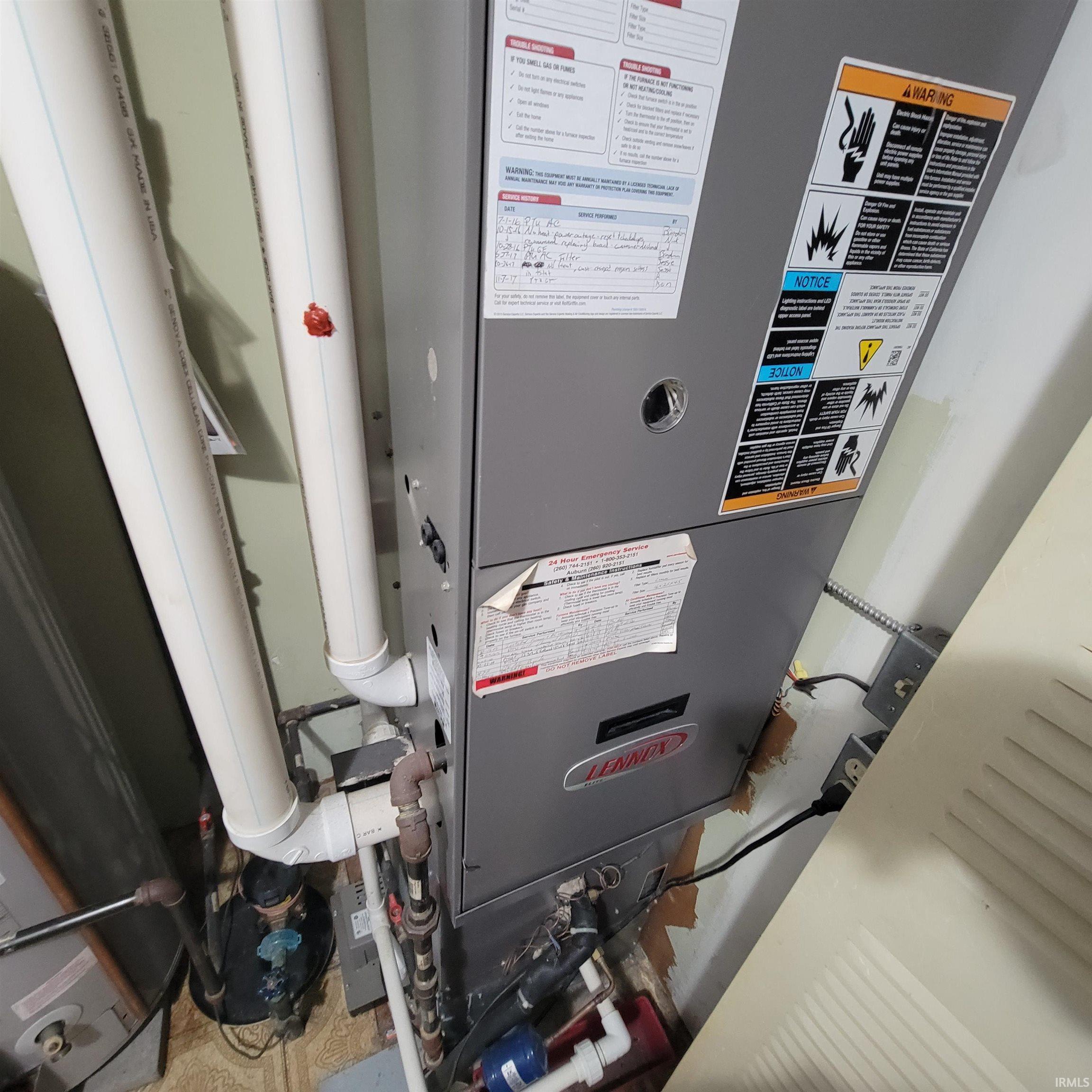 Utilities with heating unit