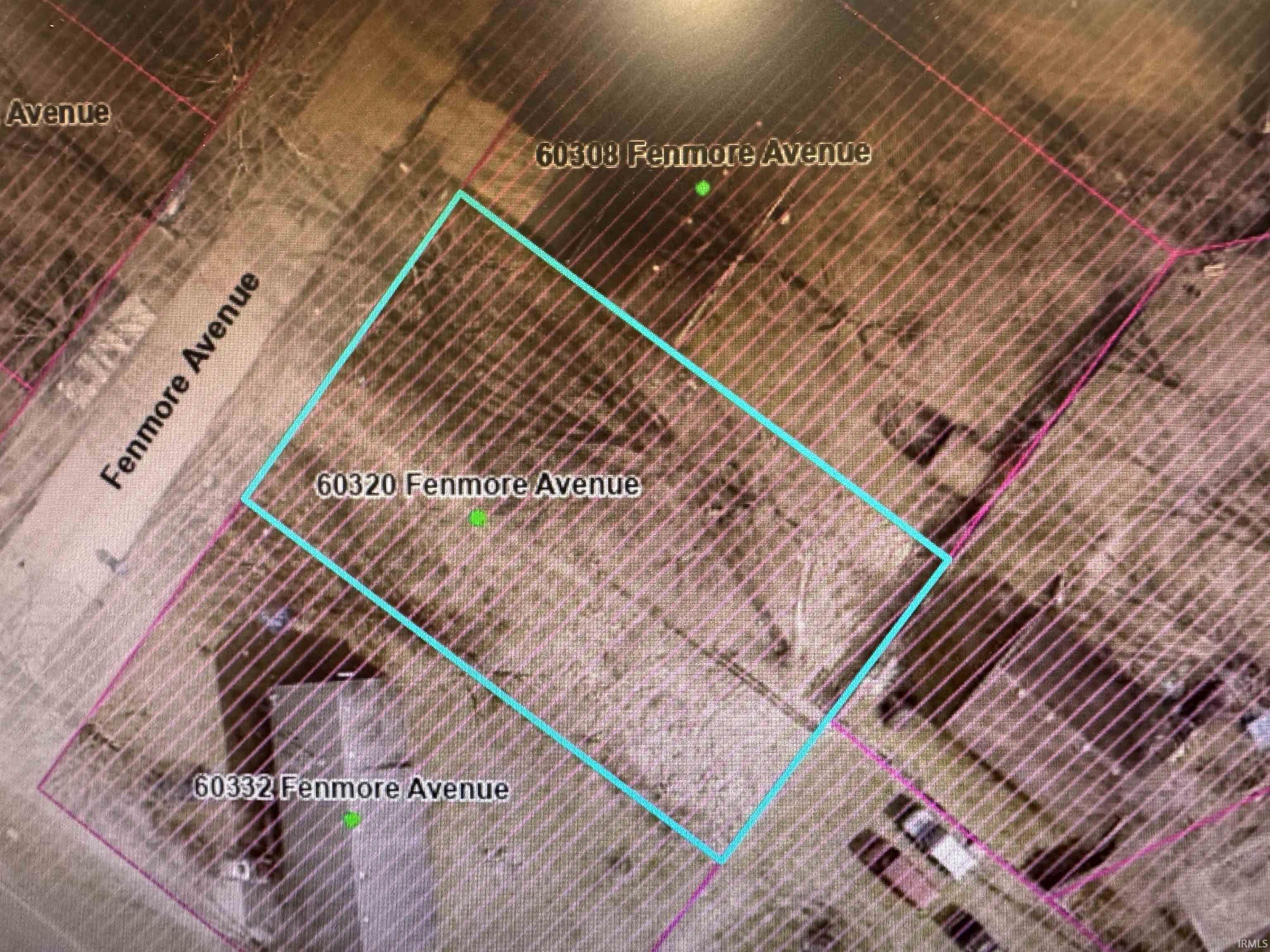 Aerial view of property's location