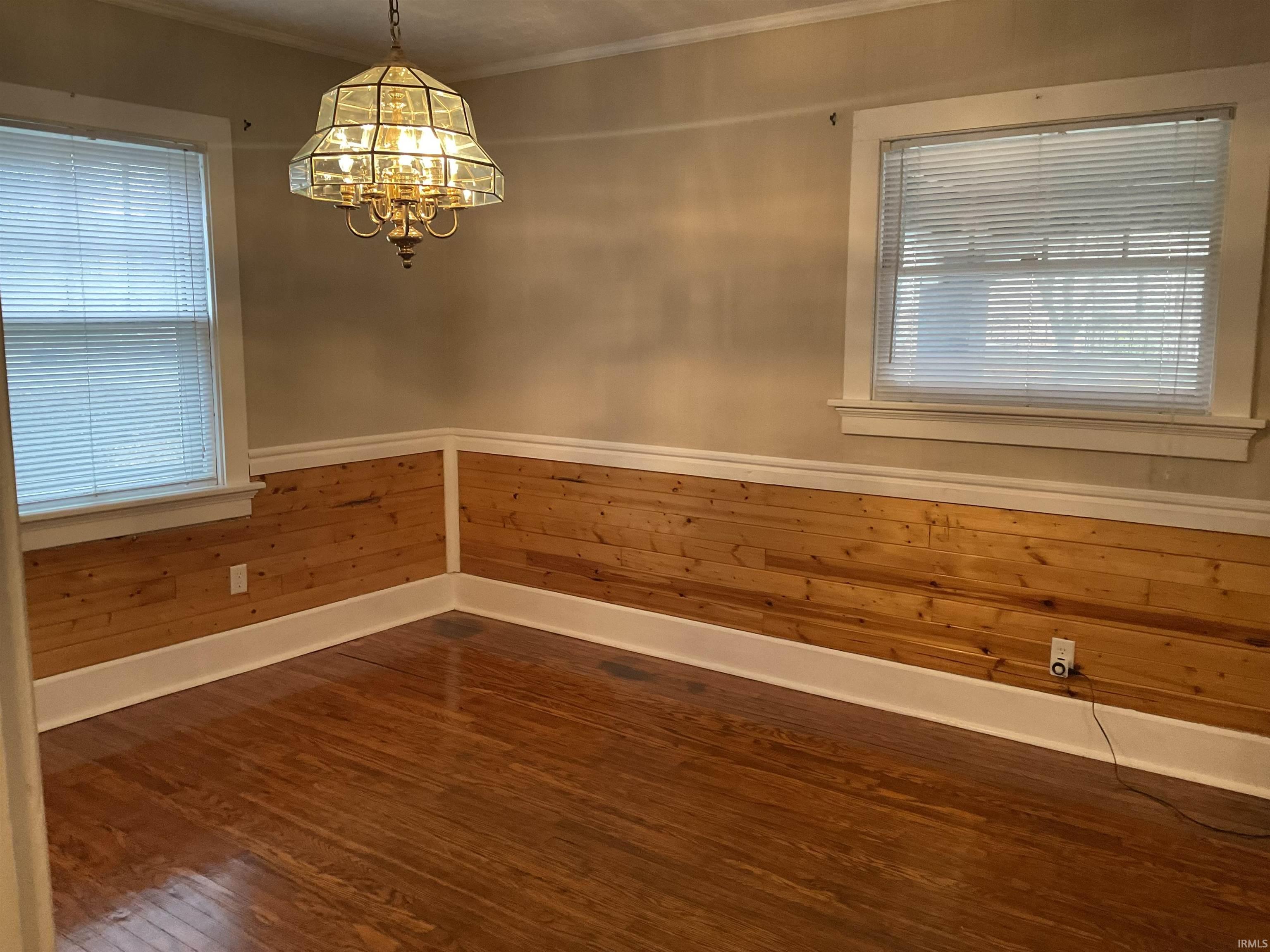 Dining room, hardwood floors and plenty of natural light