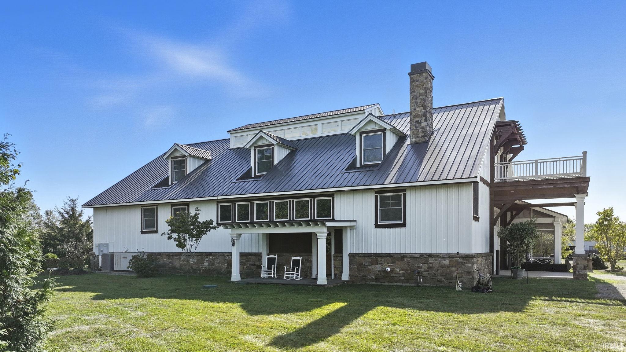 East side of barn/carriage house