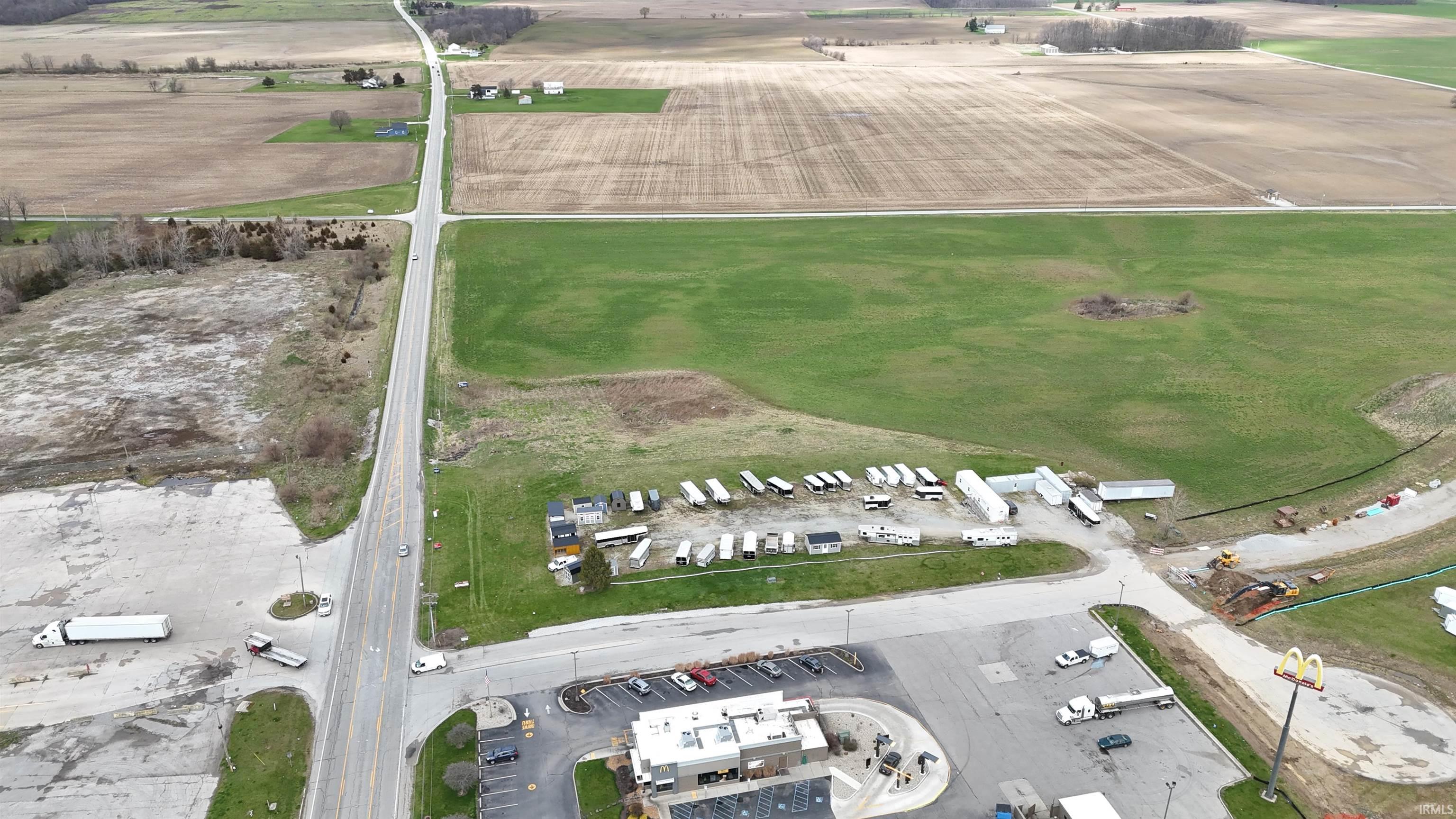 Aerial overview of property's location