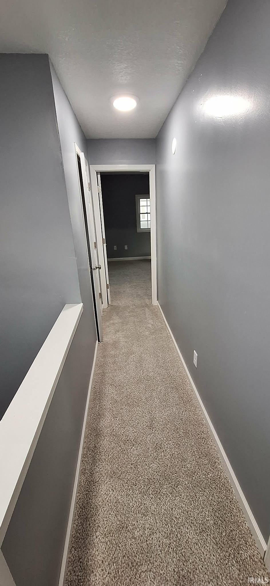 Hall with baseboards