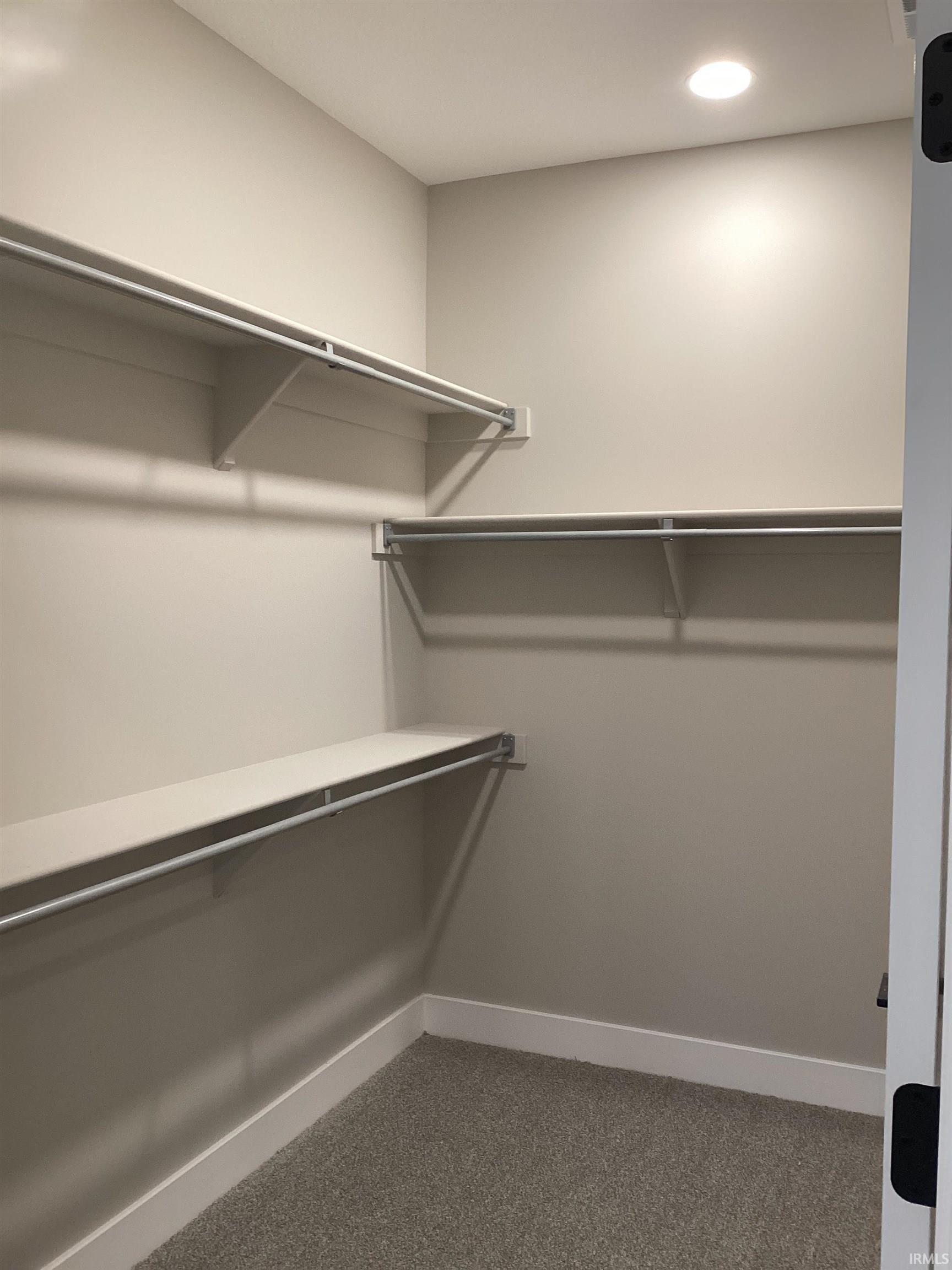 View of spacious closet