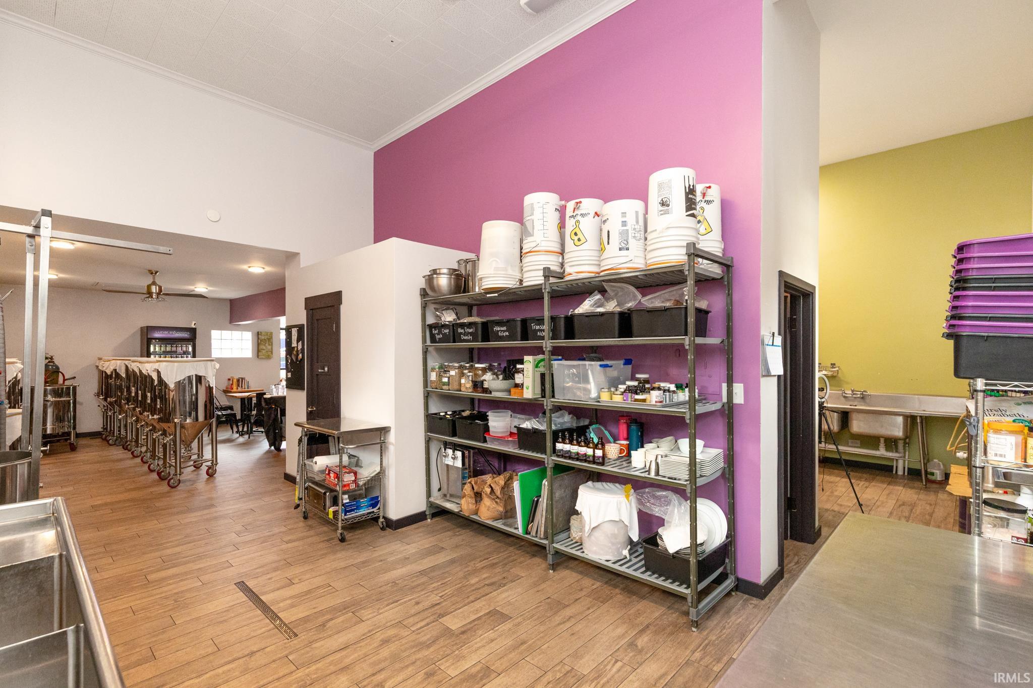 View of storage room