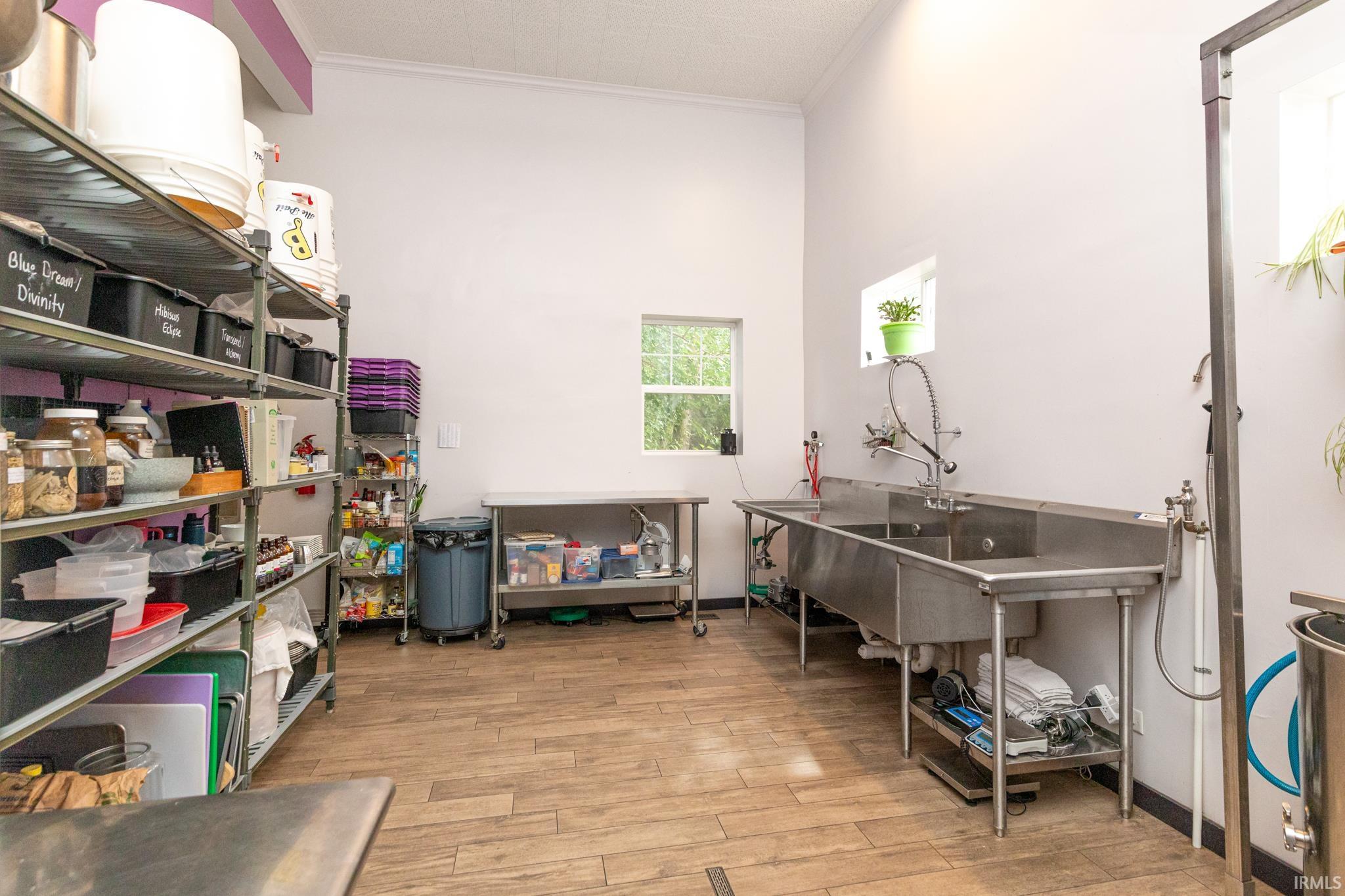 Miscellaneous room with crown molding