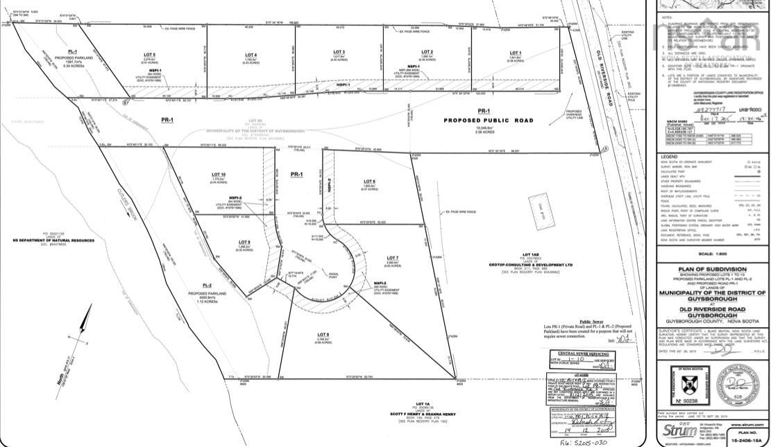 $39,999.00: Lot 8 Cutler Estates, Guysborough