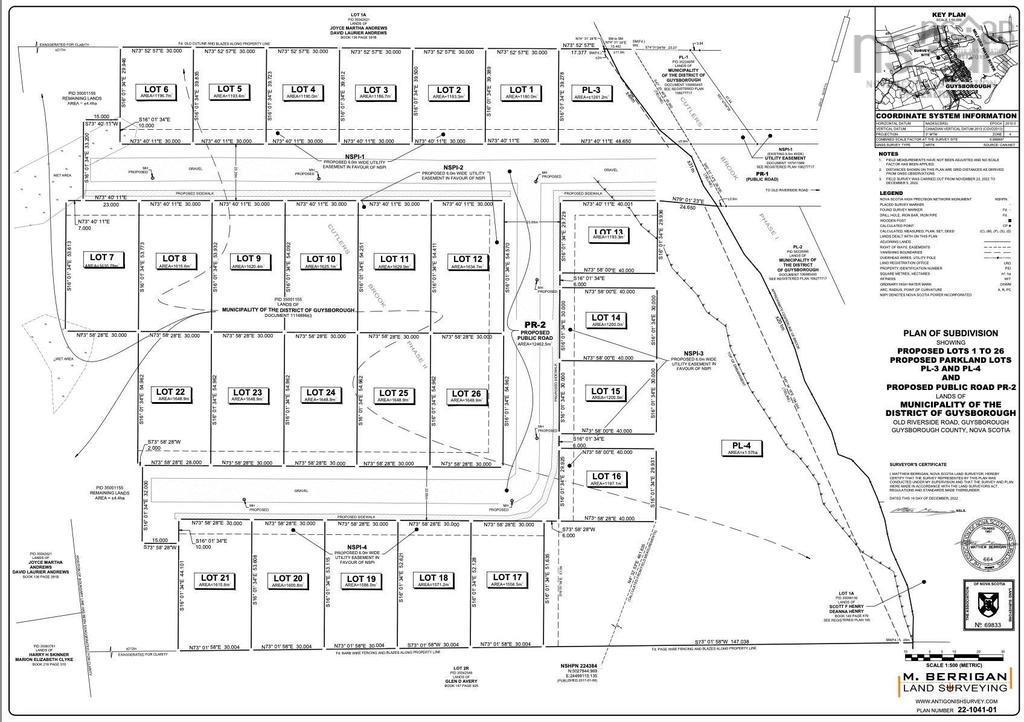 $34,999.00: Lot 12 Cutler's Brook Estates, Guysborough