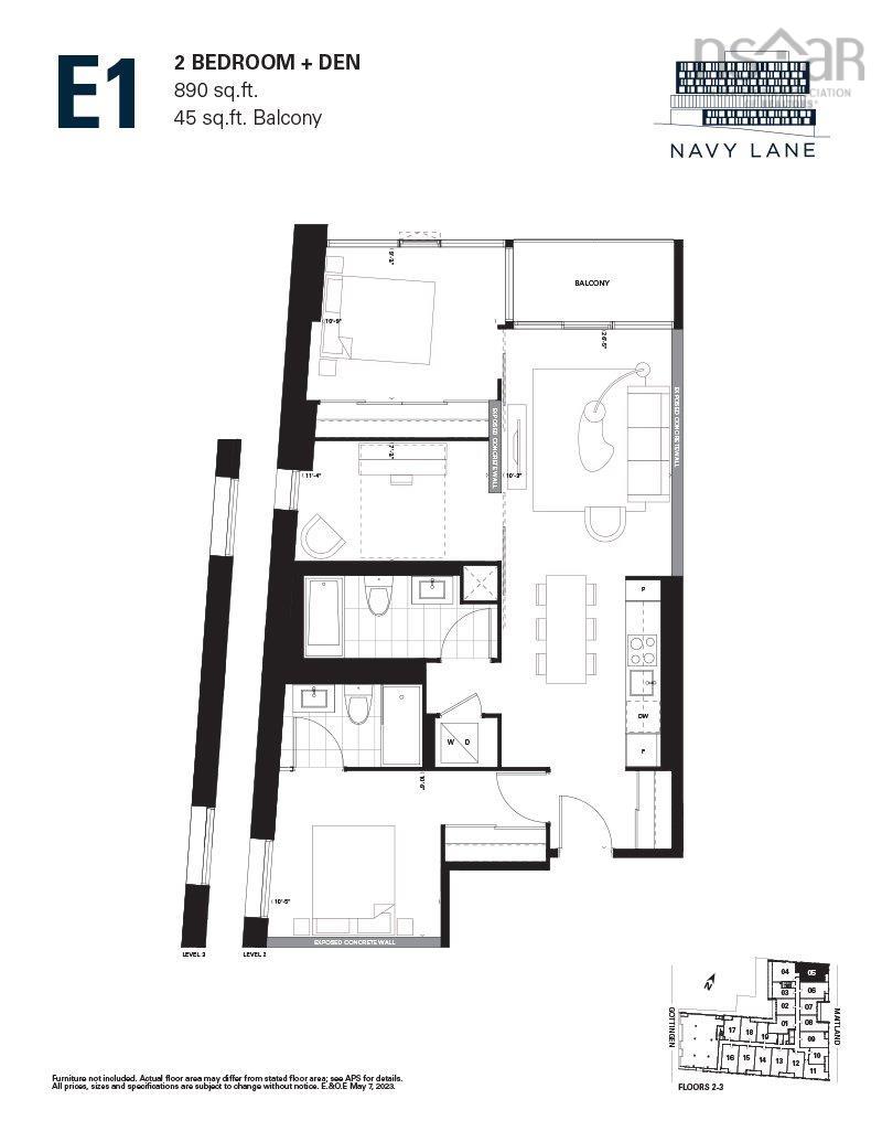 205 2250 Maitland Street, Halifax, NS (MLS 202311883)