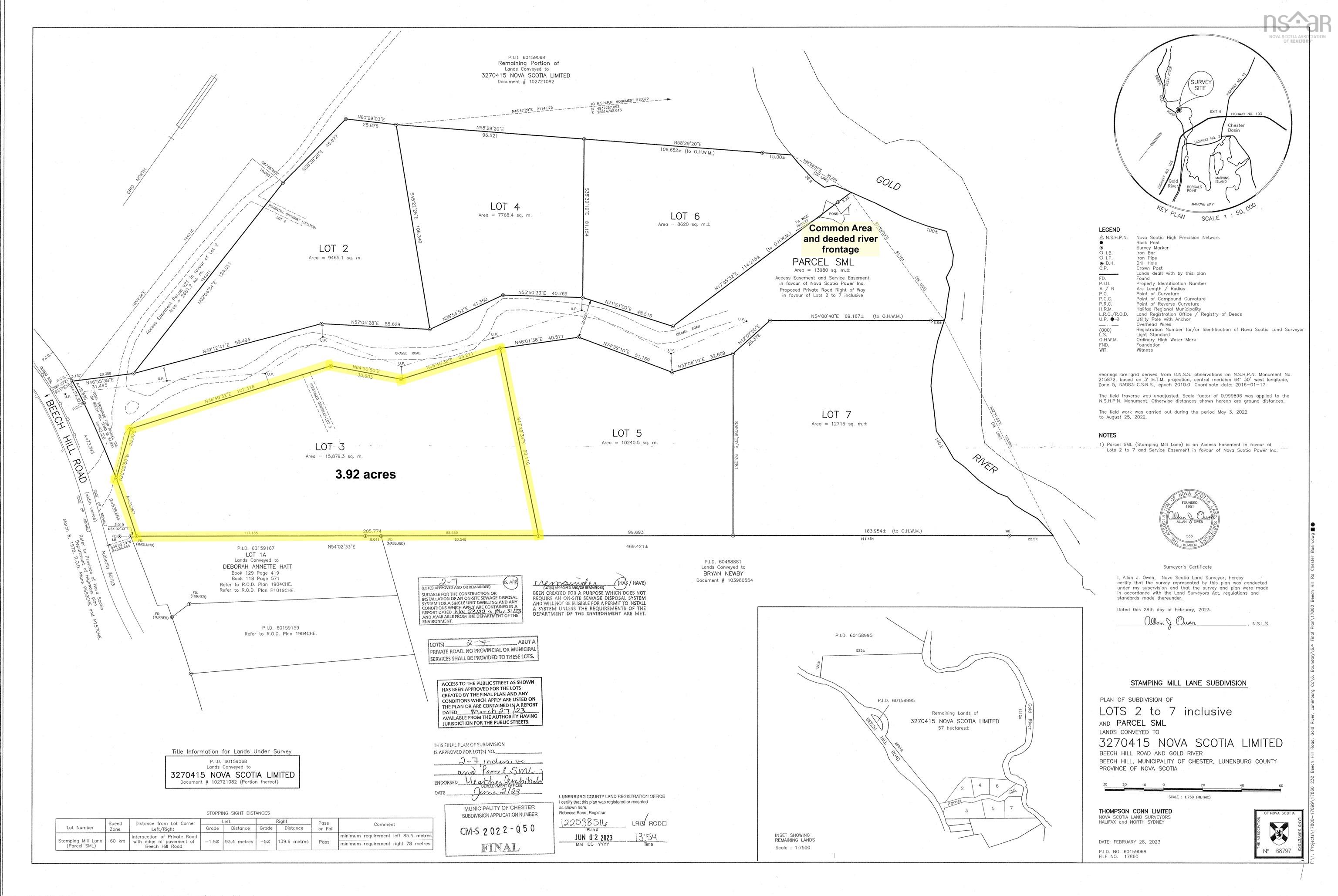 $165,000.00: Lot 3 Stamping Mill Lane, Chester Basin