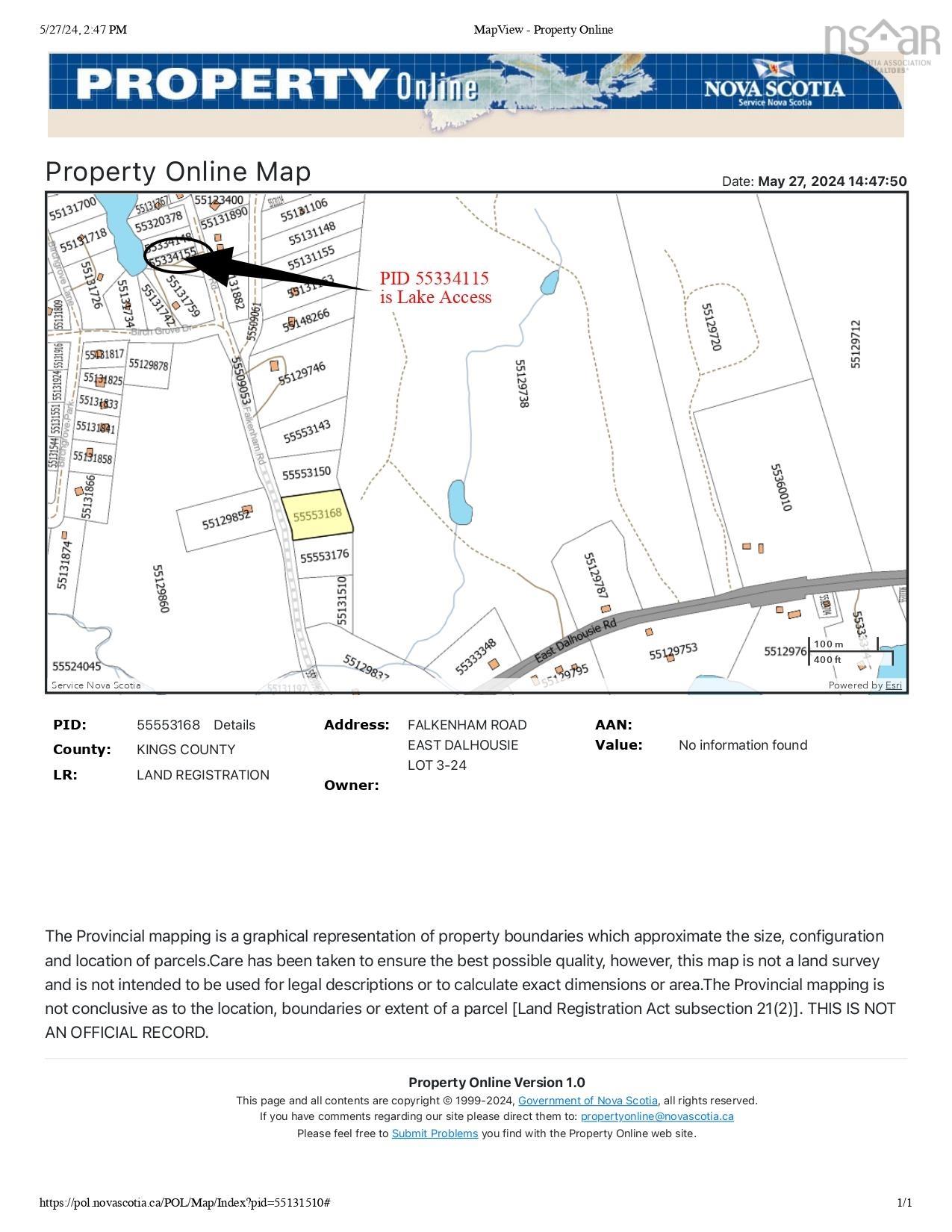 $36,500.00: Lot 3-24 Falkenham Road, East Dalhousie