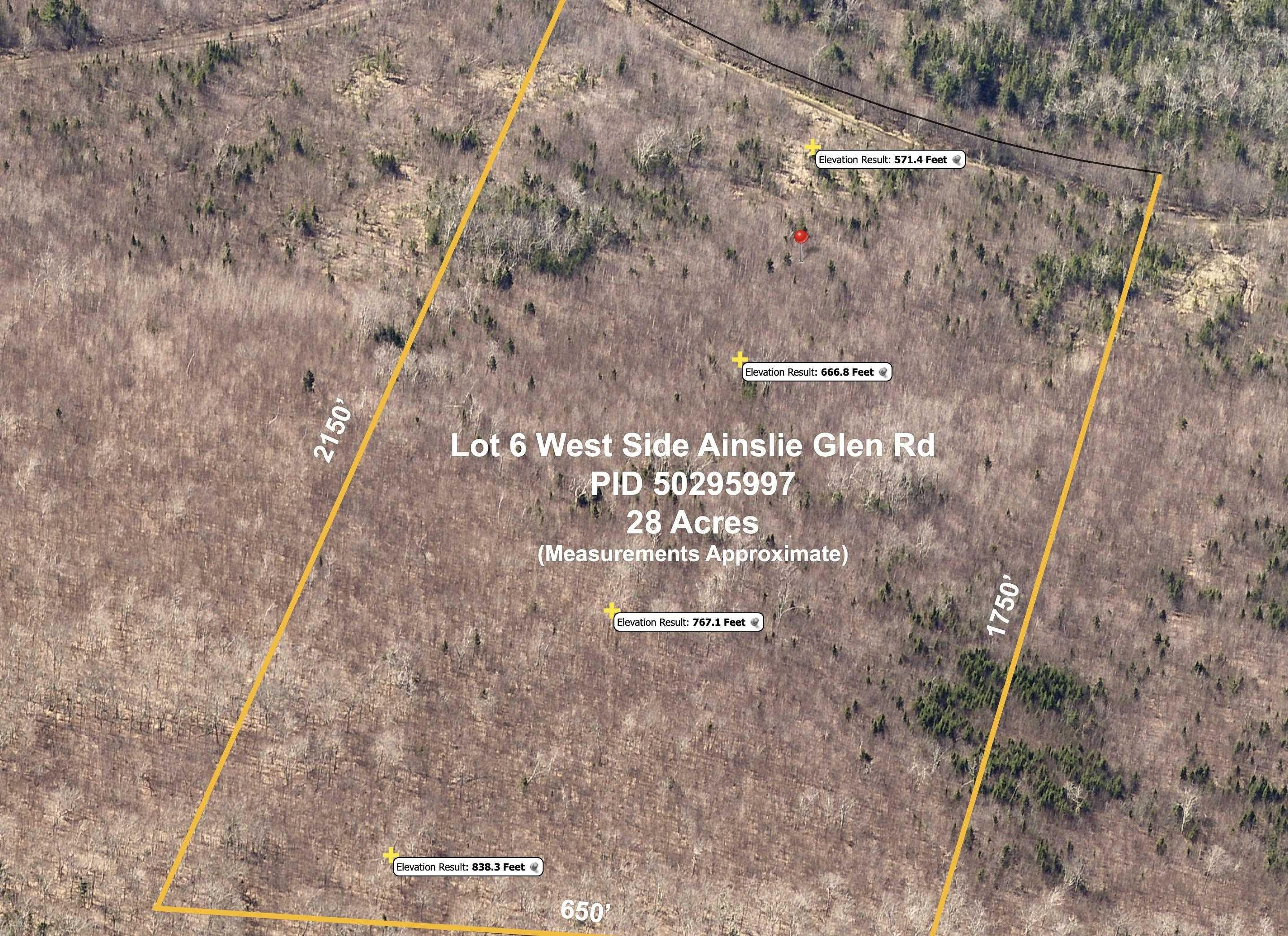$25,000.00: Lot 6 West Side Ainslie Glen Road, West Lake Ainslie