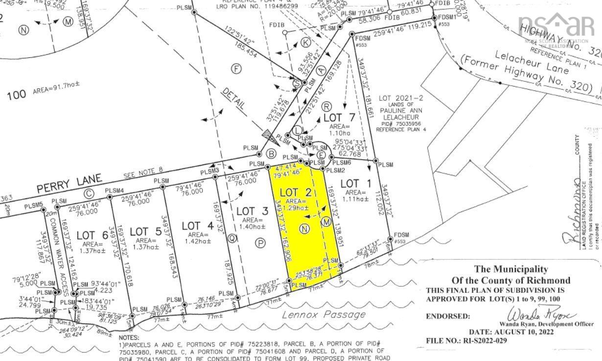 $125,400.00: Lot 2 Perry Lane, Lennox Passage