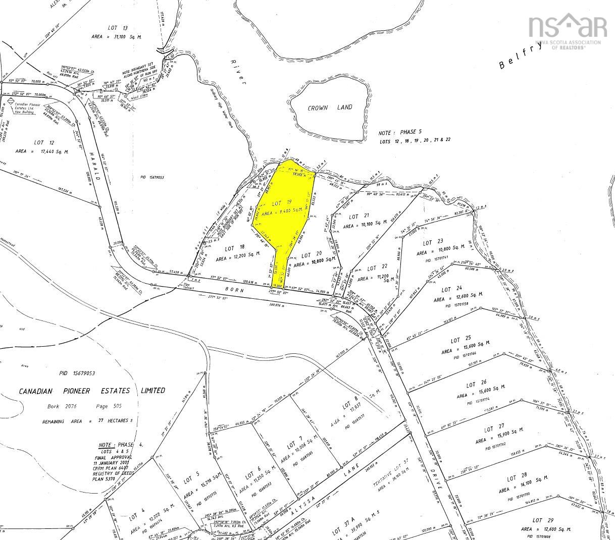 $49,000.00: LOT 19 Harald Born Drive, Belfry Lake