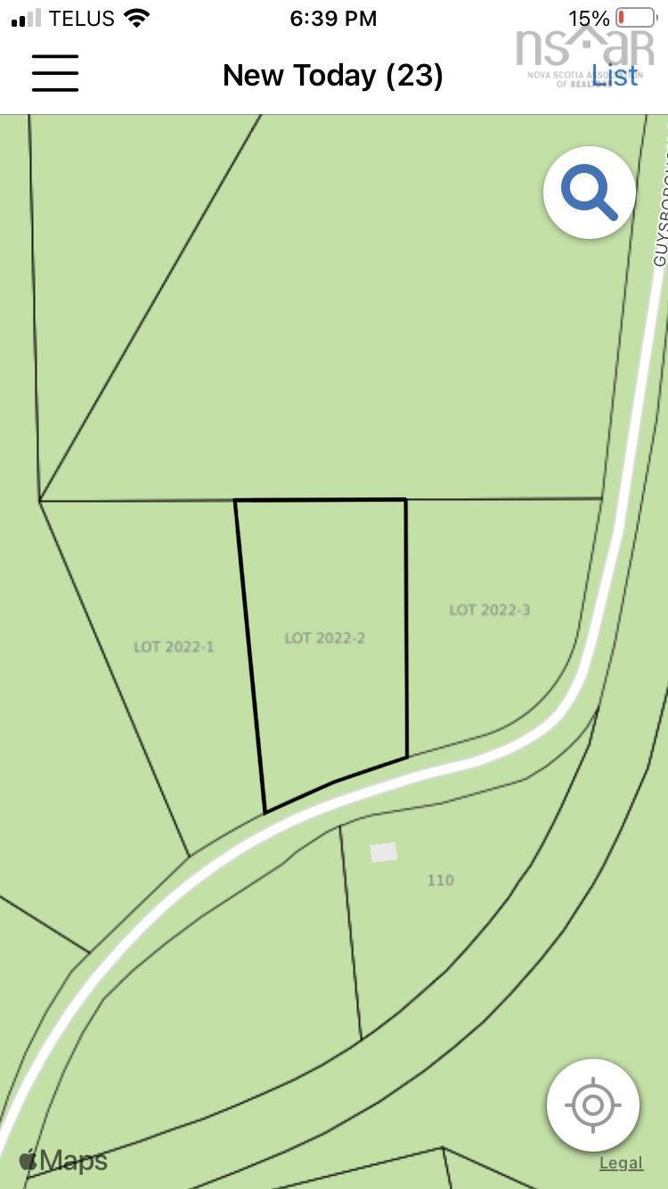 $22,000.00: Lot 2022-2 Country Harbour Road, Cross Roads Country Harbour
