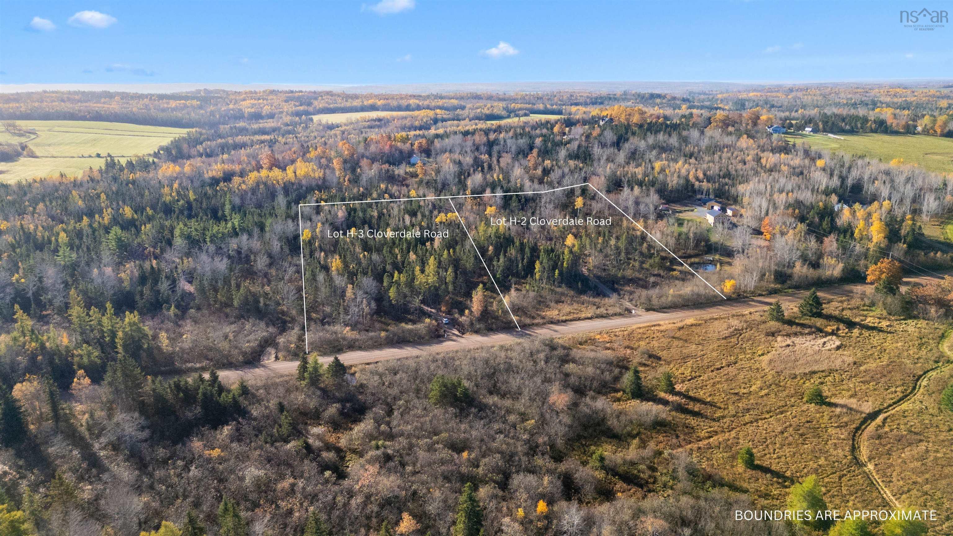 $57,000.00: Lot H-3 Cloverdale Road, East Stewiacke
