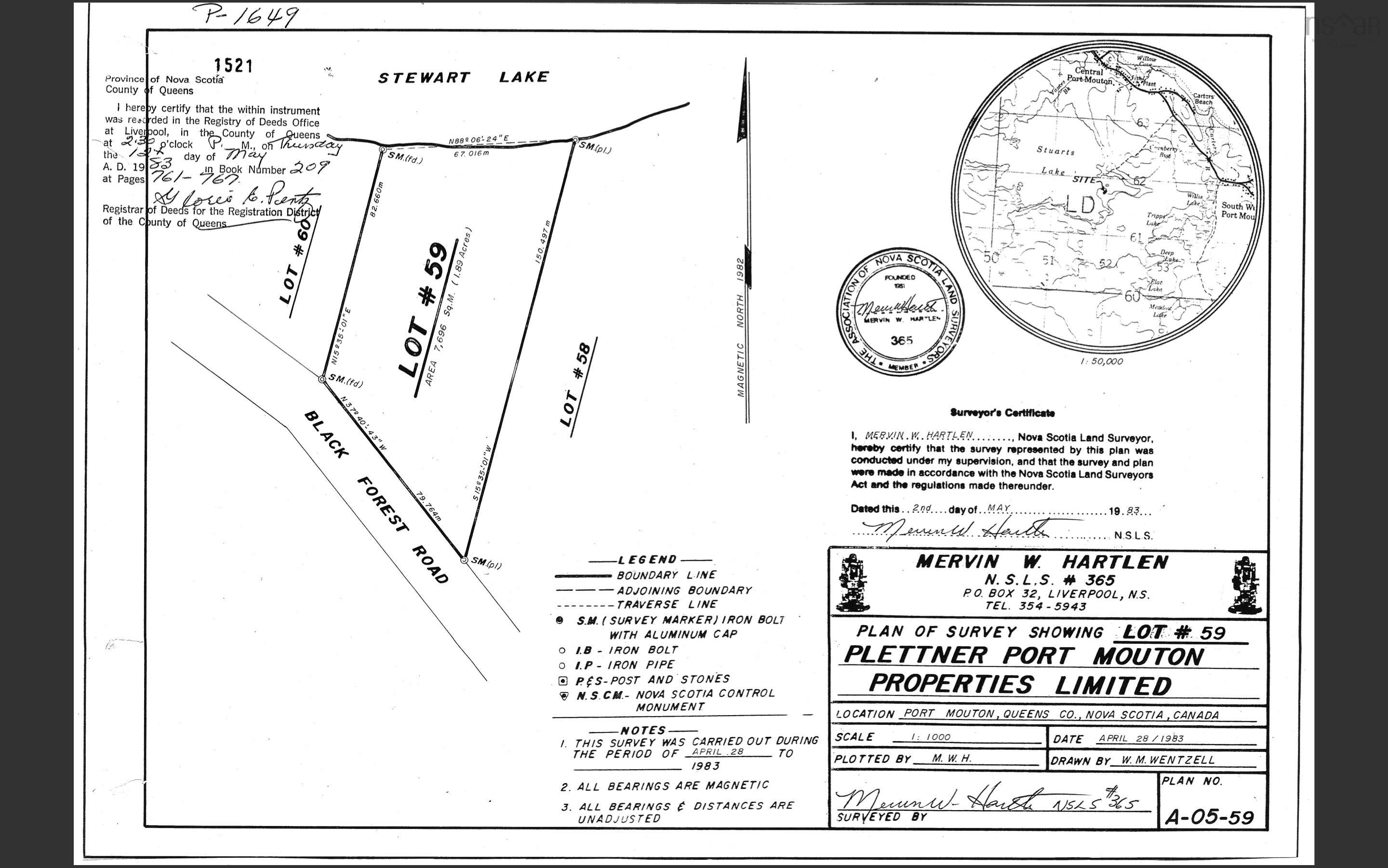 $84,000.00: Lot 59 Black Forest Road, Port Mouton