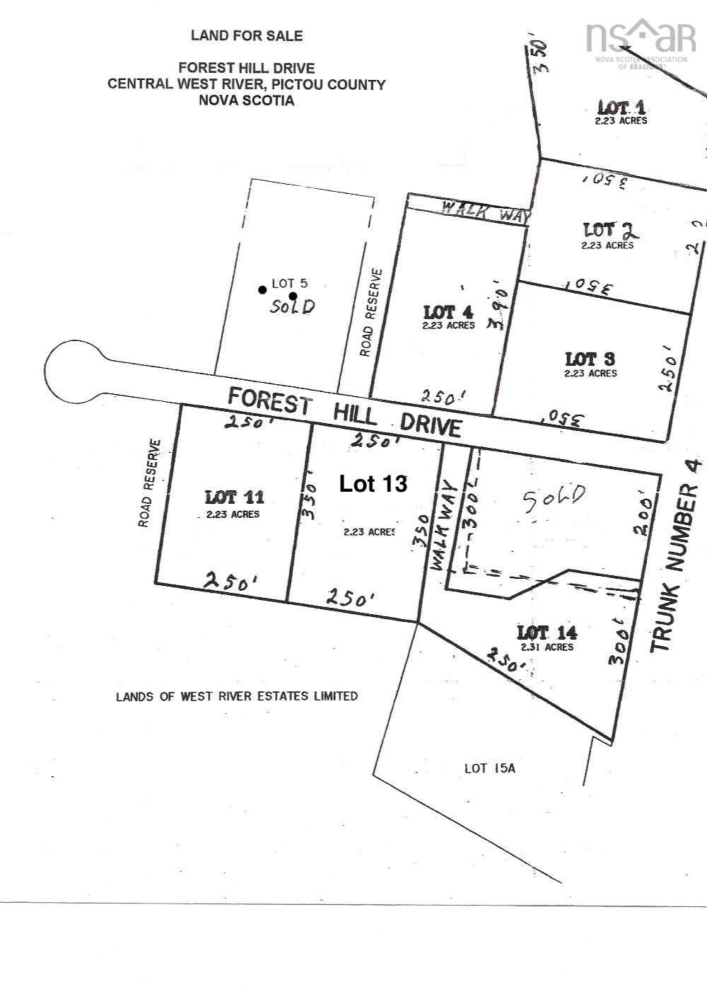 $45,000.00: Lot 3 Forest Hill Drive, Central West River