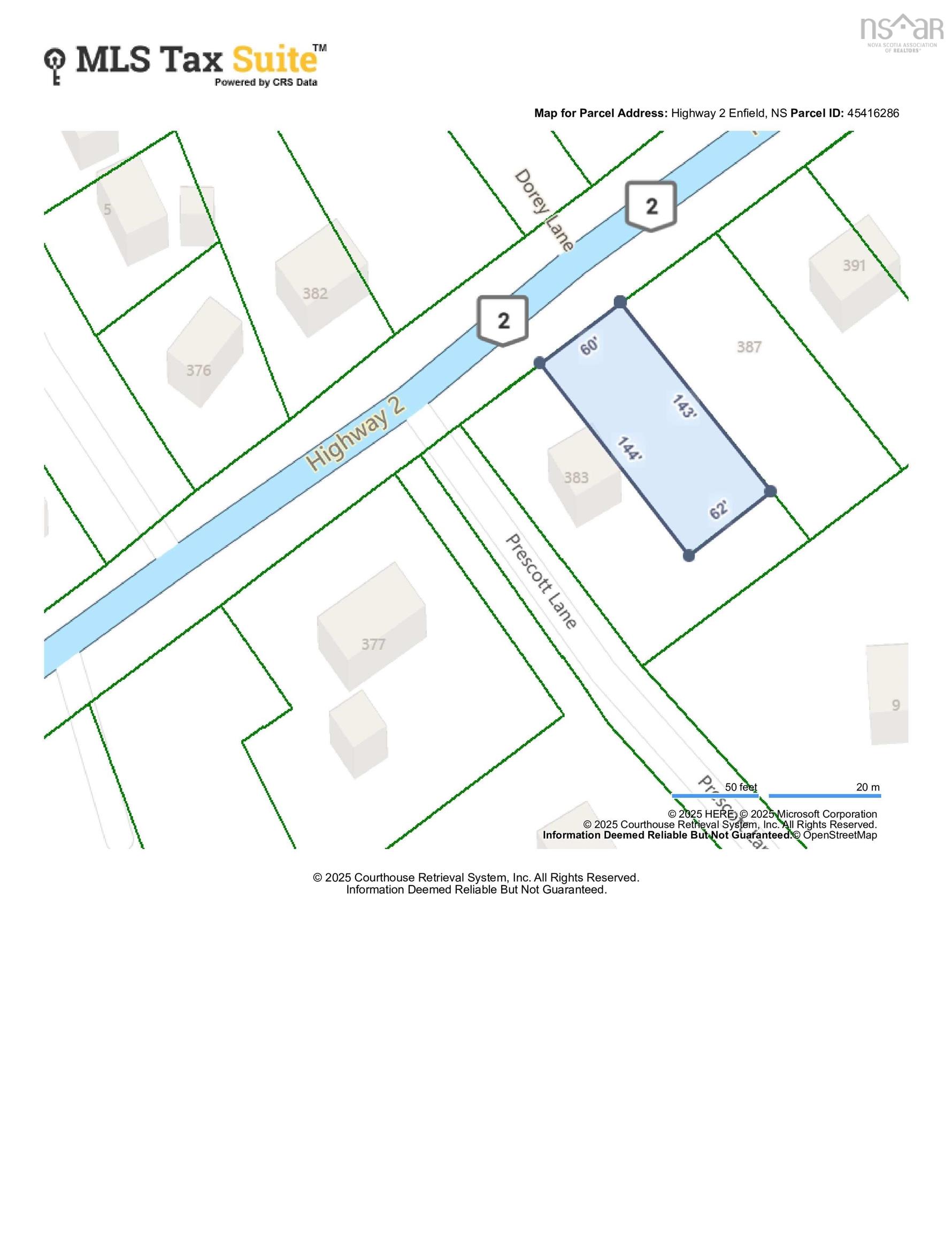 $154,900.00: Lot 6A-1A Highway 2, Enfield