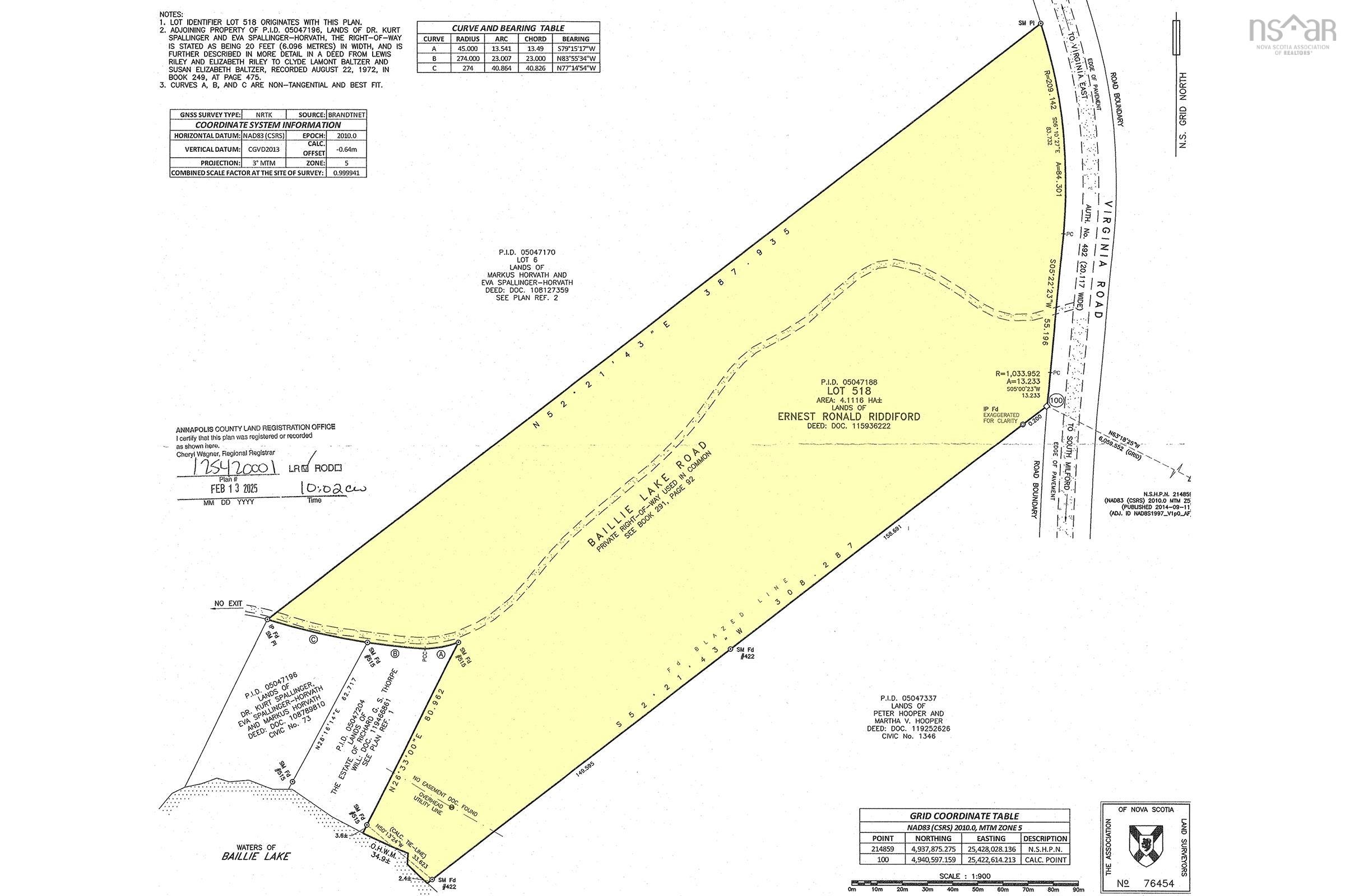 $115,000.00: Lot Virginia Road, West Springhill