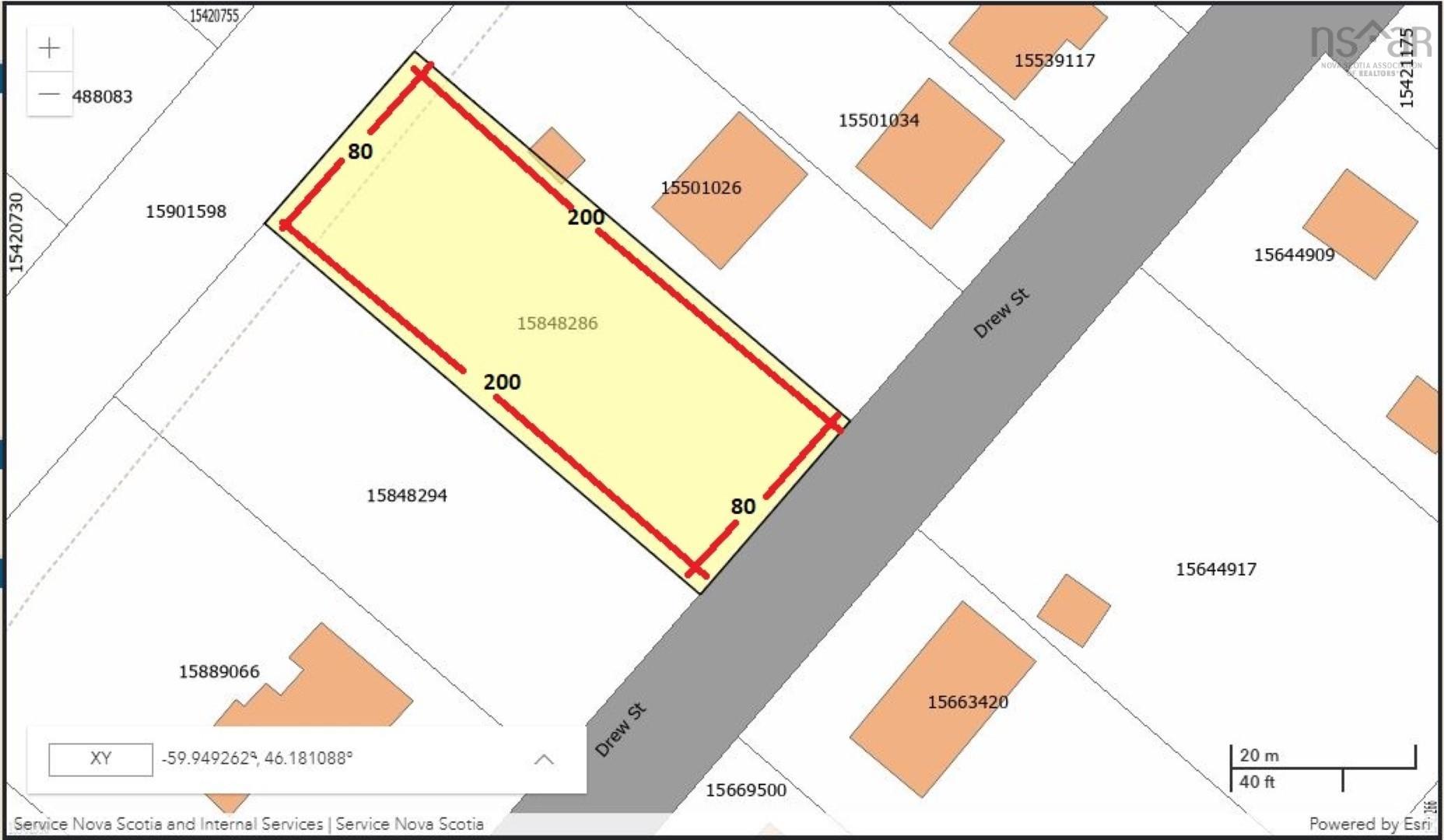 $39,000.00: Lot 1 Drew Street, Glace Bay