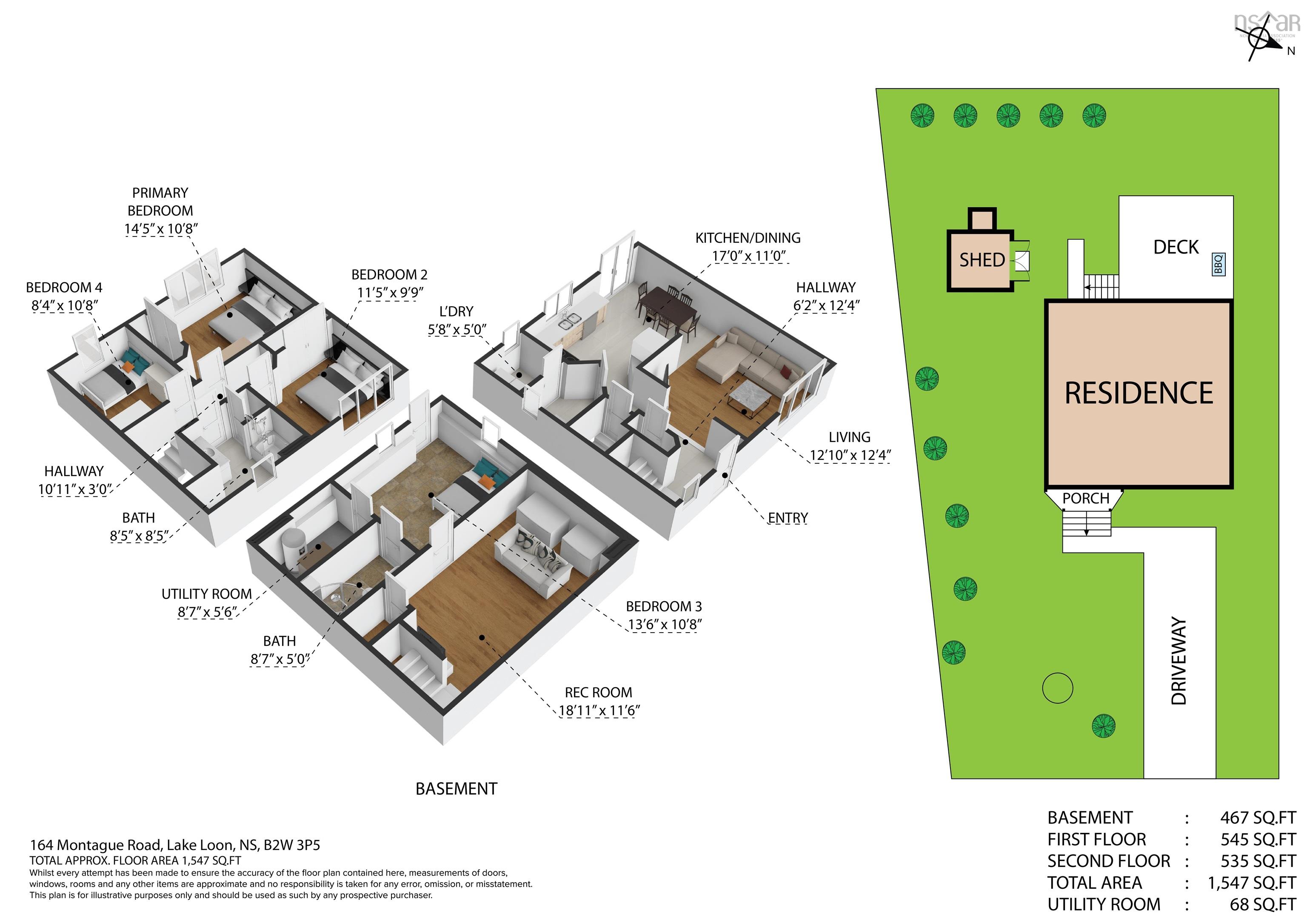 $545,000.00: 164 Montague Road, Lake Loon