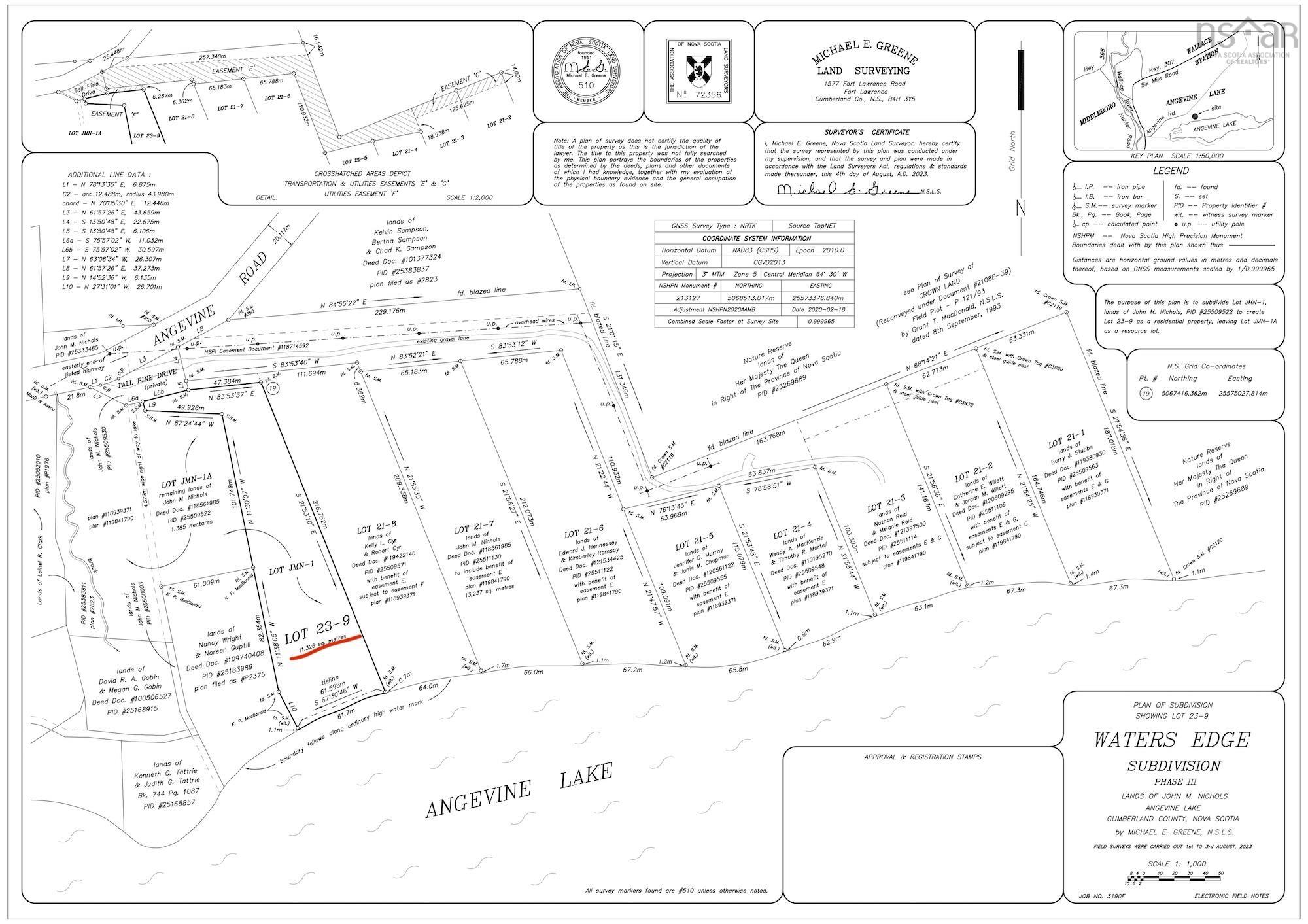 Lot 23-9 Angevine Road, Angevine Lake, NS (MLS 202506362)