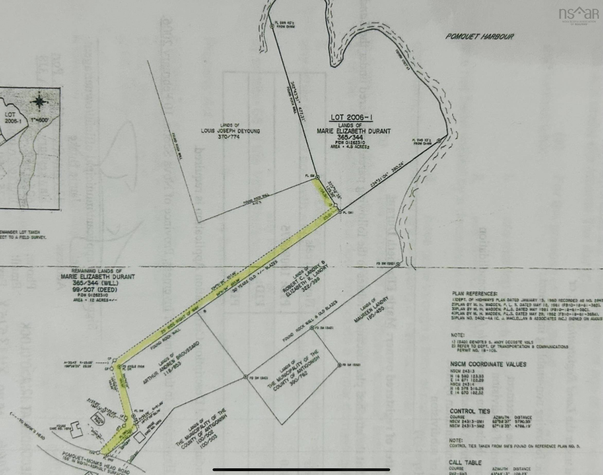 $109,000.00: Monks Head Road, Pomquet