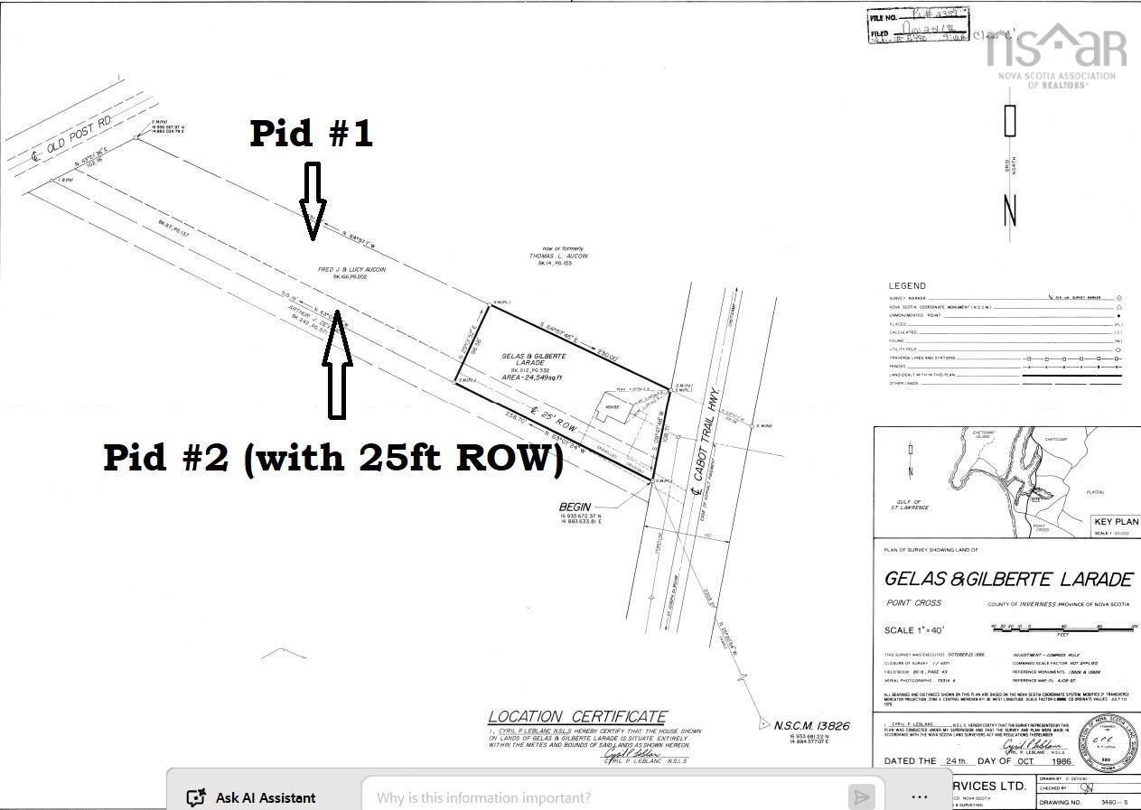 $50,000.00: Chemin Roach Road, Point Cross