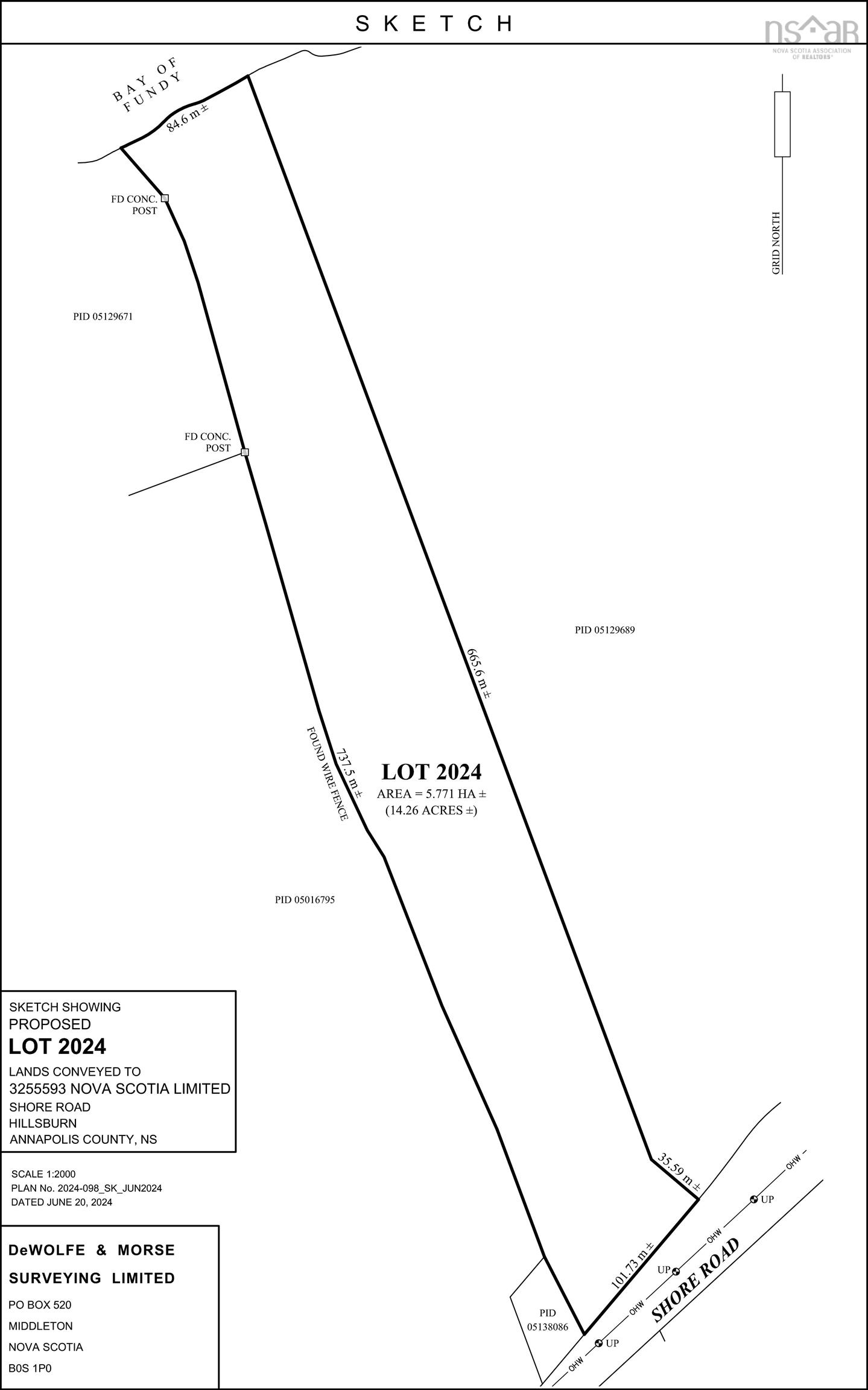 $135,000.00: Lot 1 Shore Road, Hillsburn