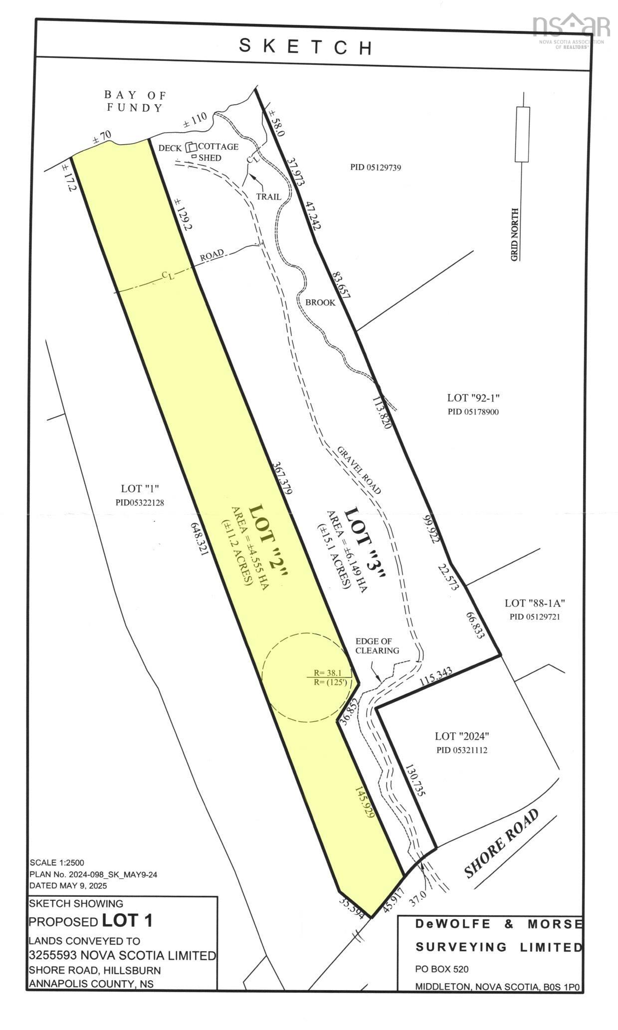 $135,000.00: Lot 2 Shore Road, Hillsburn