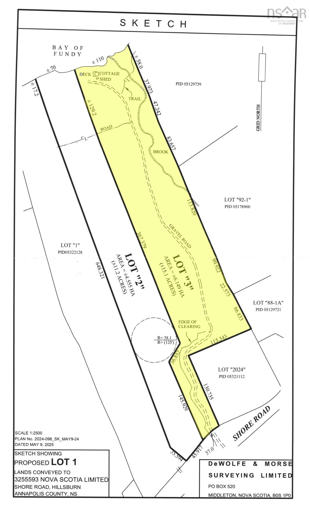 $250,000.00: Lot 3 Shore Road, Hillsburn