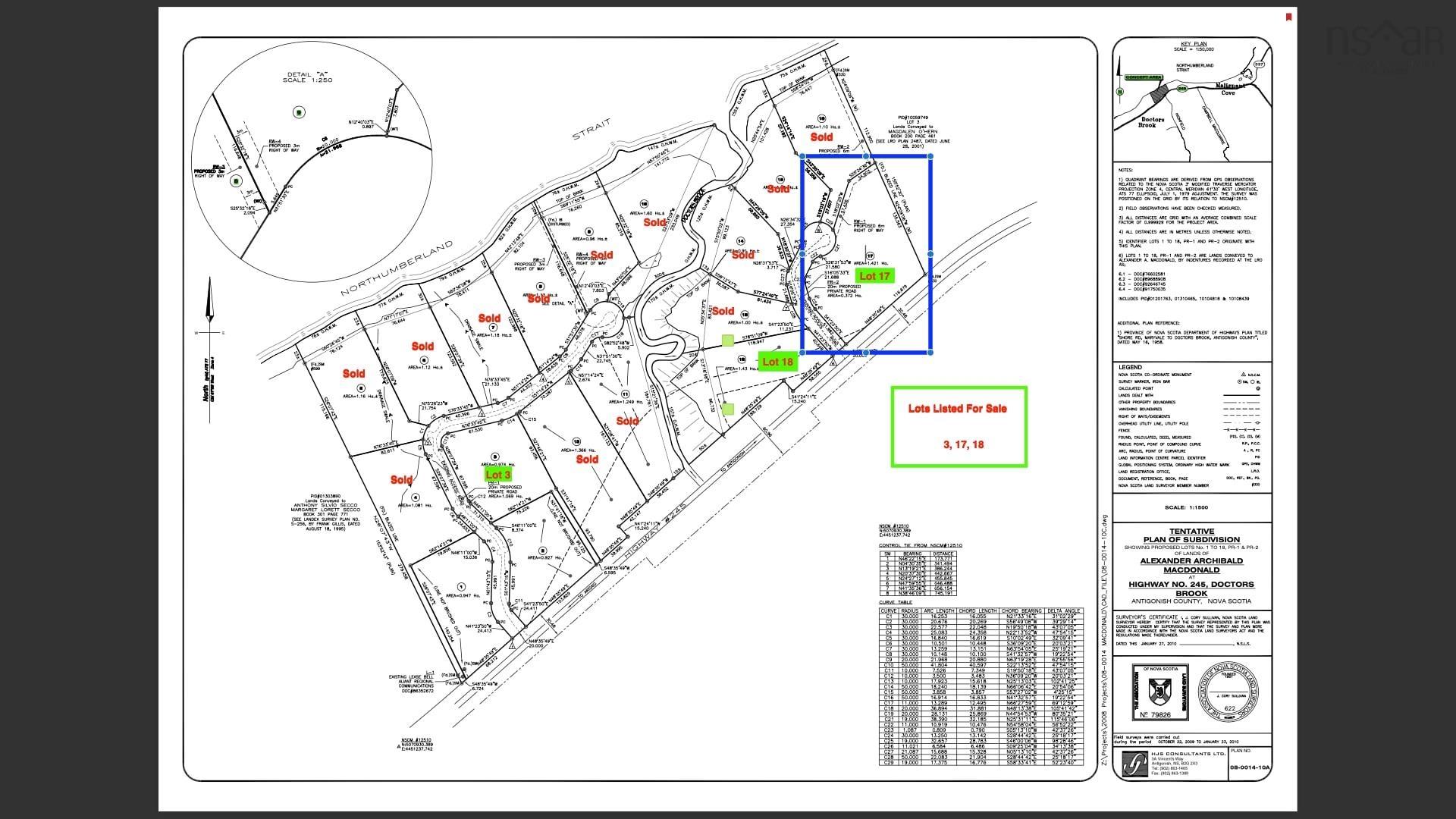 $169,000.00: Lot 17 245 Highway, Doctors Brook