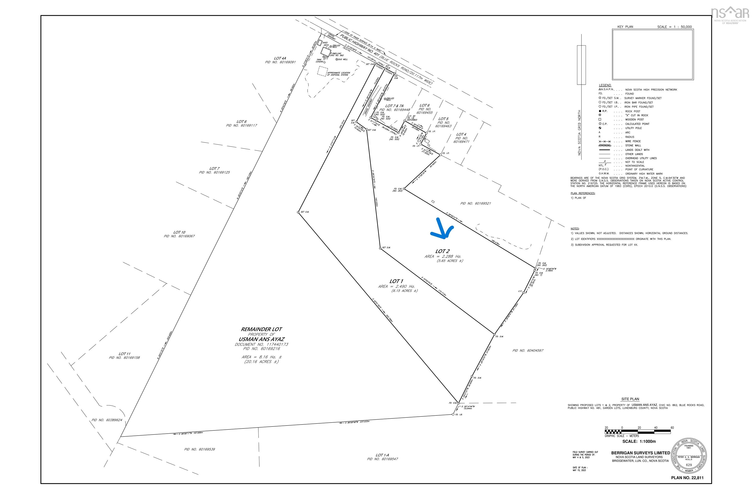 $149,900.00: Lot Portion of 60169216 Blue Rocks Road, Garden Lots