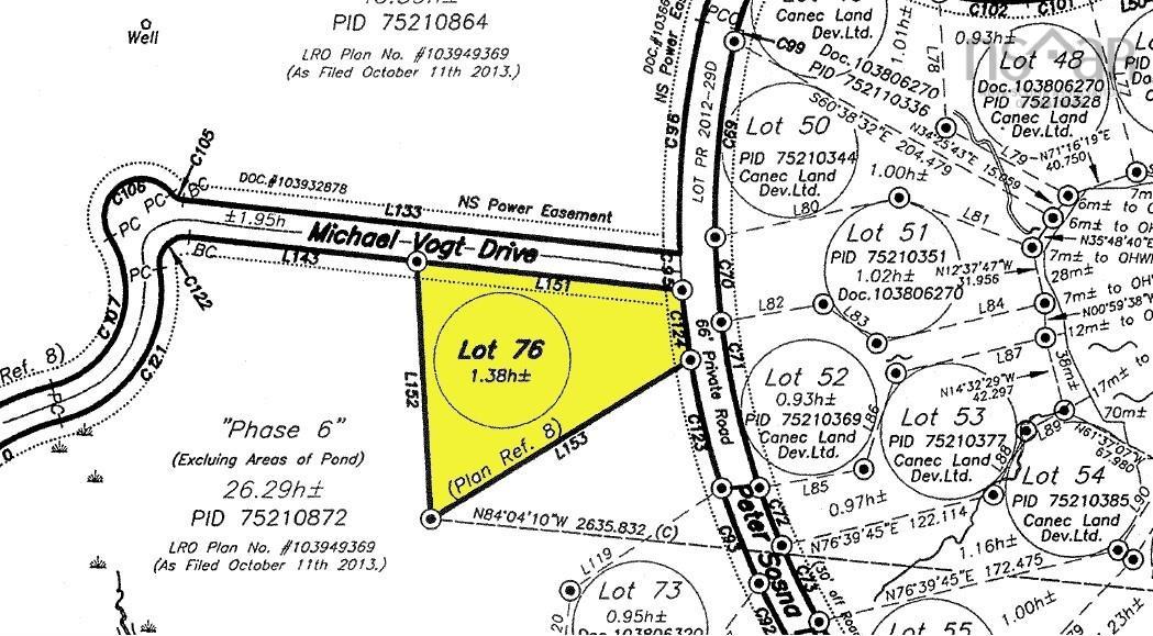 $59,000.00: Lot 76 Peter Sosna Dr., Hay Cove