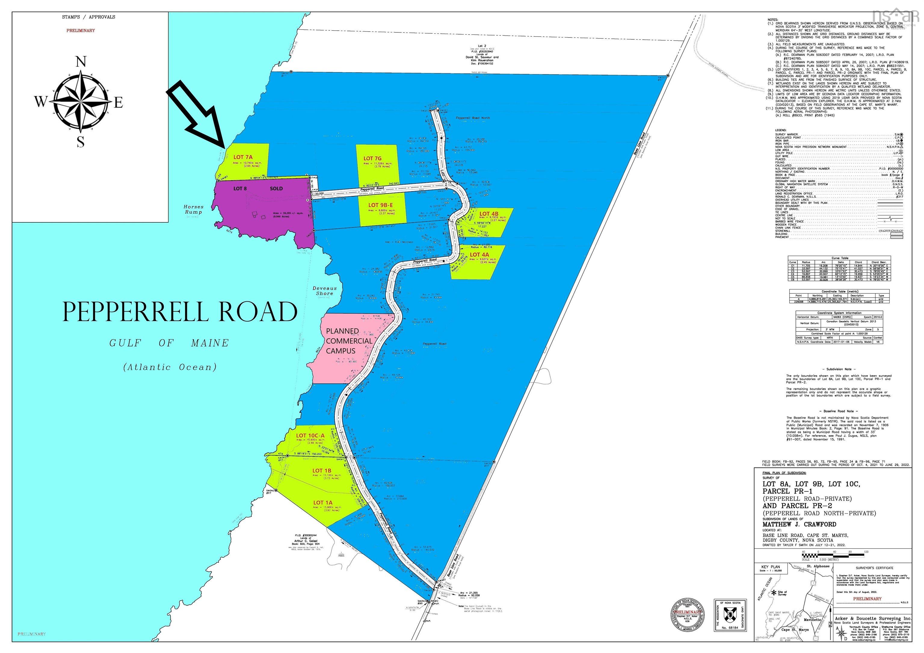 $1,819,391.00: Lot 7A Pepperrell Road, Cape St Marys